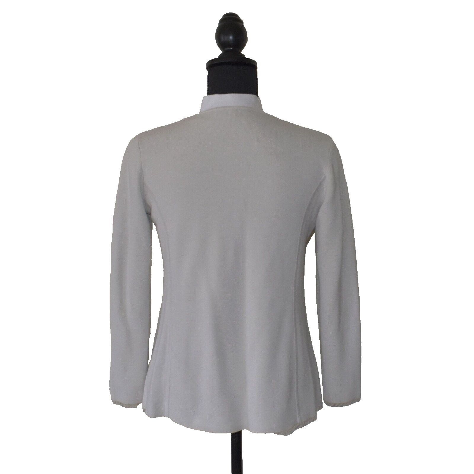 Eileen Fisher EILEEN FISHER Silk Organic Cotton Knit Cardigan Sweater XXS Size XXS / US 00 / IT 34 - 3 Thumbnail