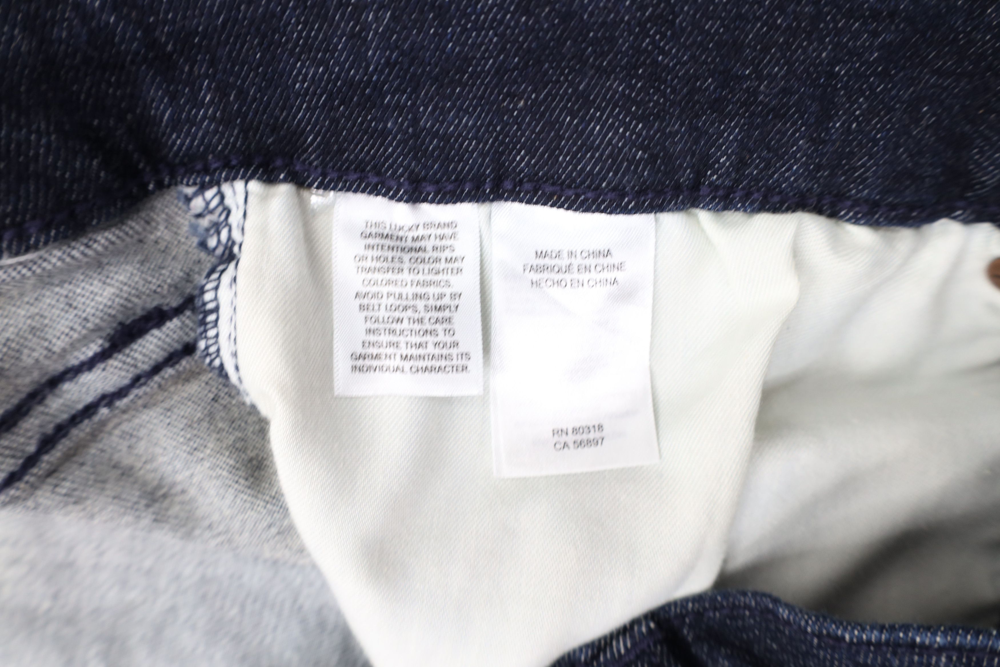 Lucky Brand Vintage Y2K Lucky Brand Straight Stretch Denim Jeans Indigo Size US 38 / EU 54 - 9 Thumbnail