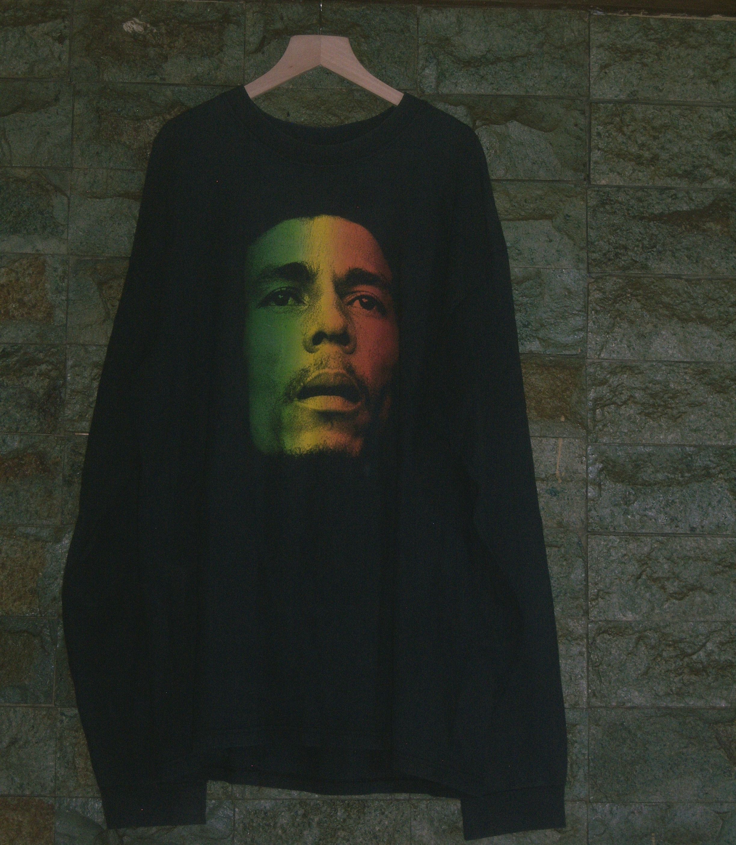 Band Tees × Bob Marley × Vintage 00s Bob Marley Redemption Song Size US XL / EU 56 / 4 - 1 Thumbnail