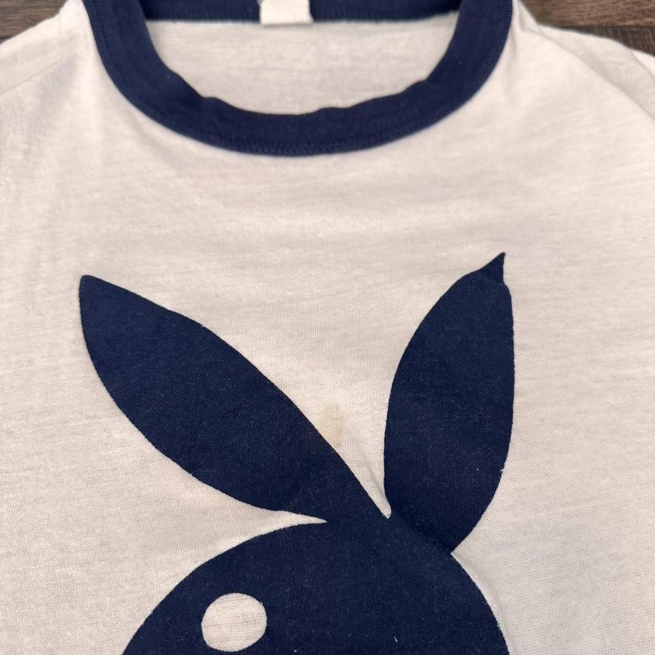 Playboy Vintage 1970s original playboy bunny ringer tee shirt sz XL Size US XL / EU 56 / 4 - 5 Thumbnail
