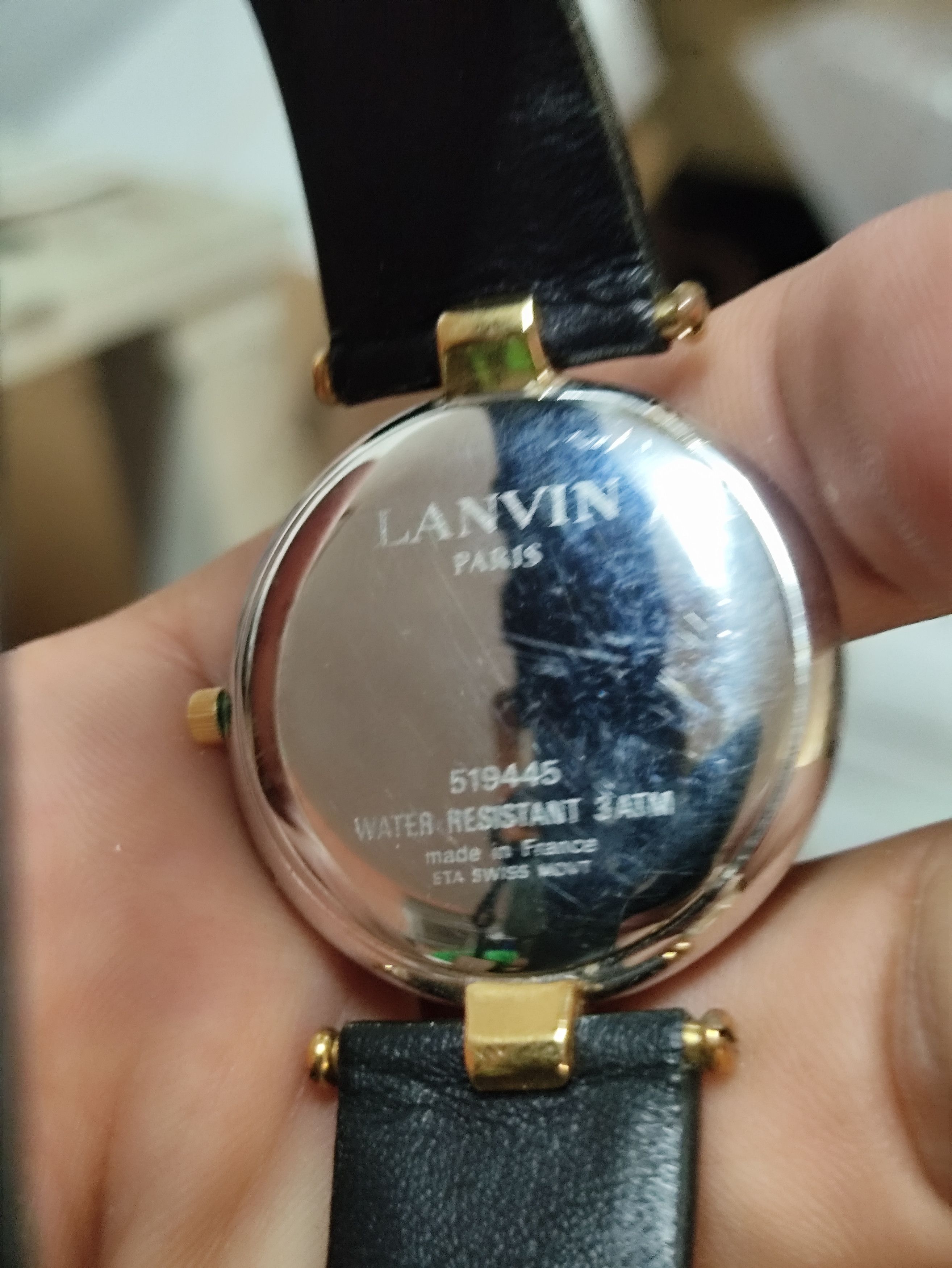 Lanvin Luxury Vintage LANVIN PARIS Watch (SWISS ENGINE QUARTZ) Size ONE SIZE - 5 Thumbnail