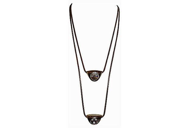 Lanvin Lanvin Double Headlight Pendant Necklace Size ONE SIZE - 1 Thumbnail