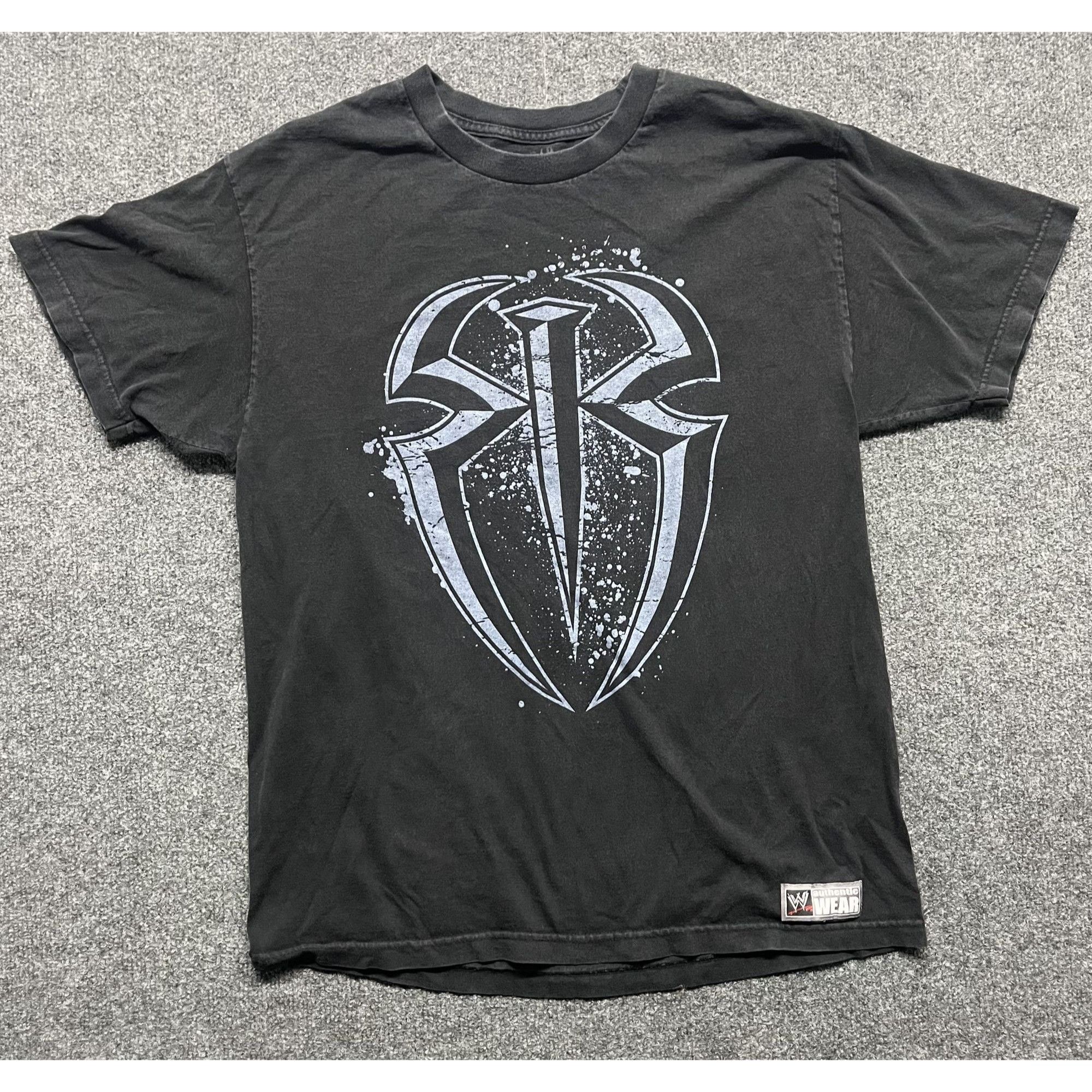 WWE Roman Reigns Shirt MENS L One Versus All Double Sided WWE Au Size US L / EU 52-54 / 3 - 1 Thumbnail