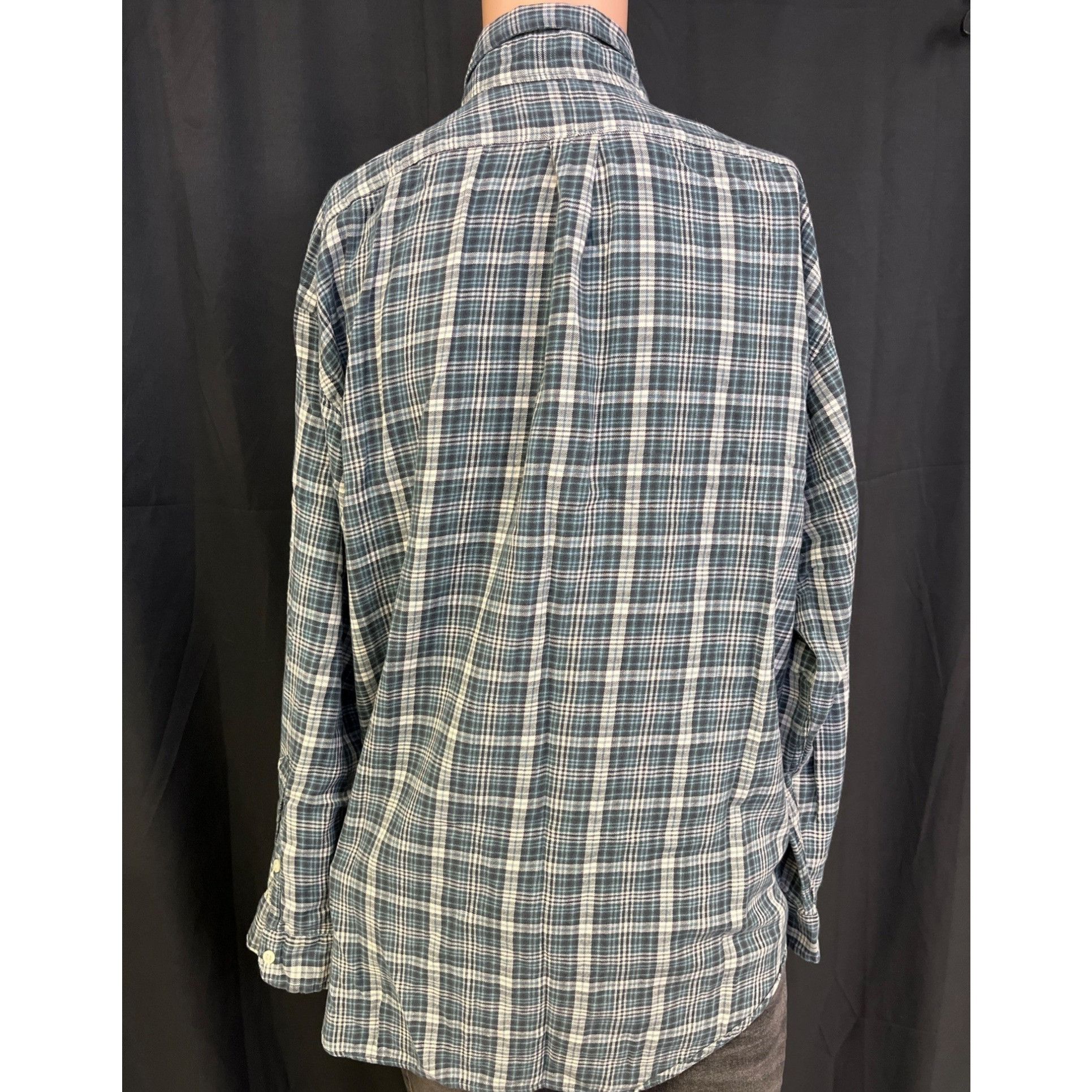 Ralph Lauren Ralph Lauren Men's Blue Plaid Shirt/Button Up Size L SKU 508 Size US L / EU 52-54 / 3 - 2 Thumbnail