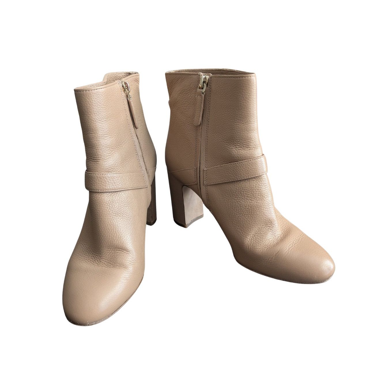 Kate Spade Kate Spade New York nude beige leather ankle boots booties 9 Size US 9 / IT 39 - 2 Thumbnail