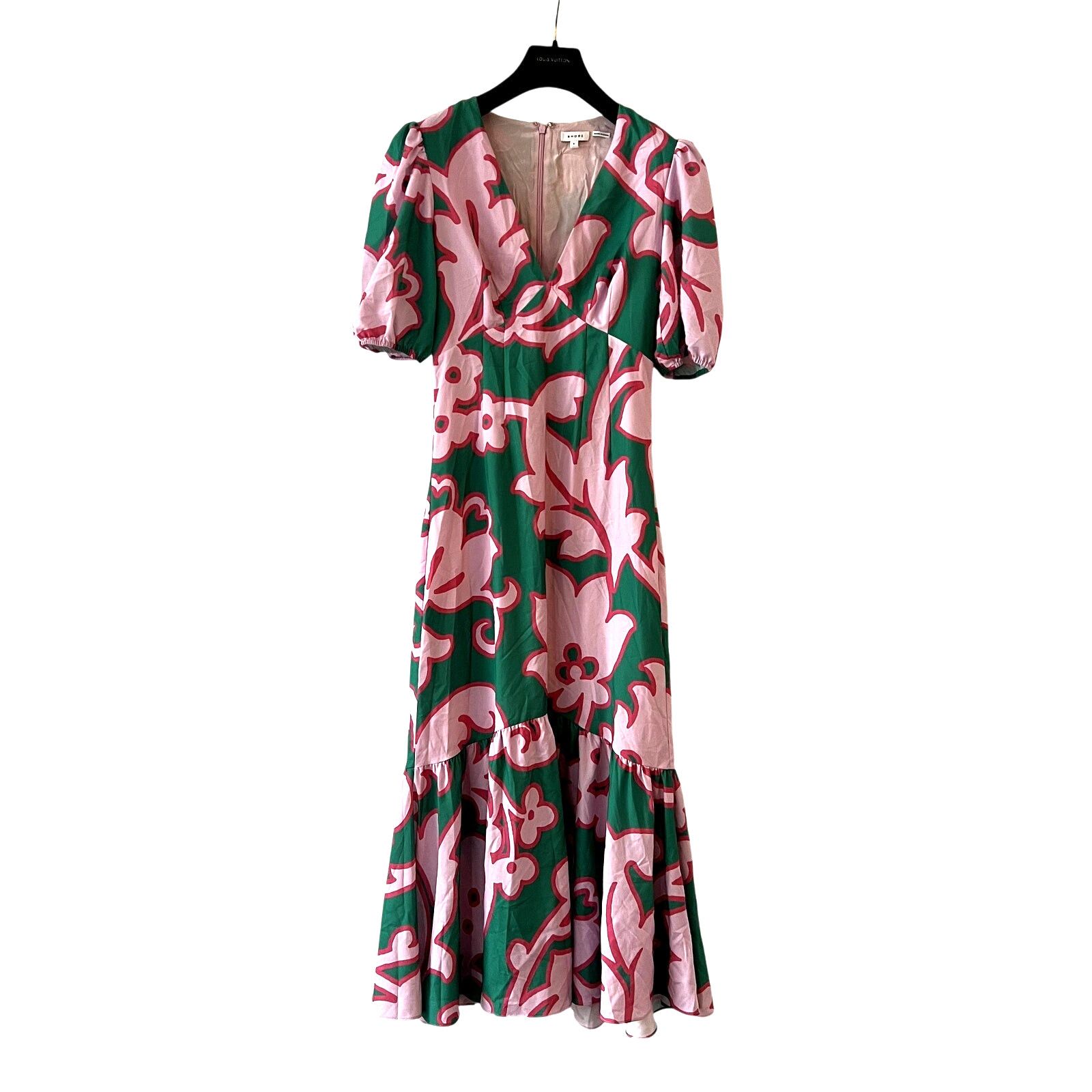 RHODE Rhode Ester Dress in Take It Easy Midi dress size 0 green Size XS / US 0-2 / IT 36-38 - 5 Thumbnail