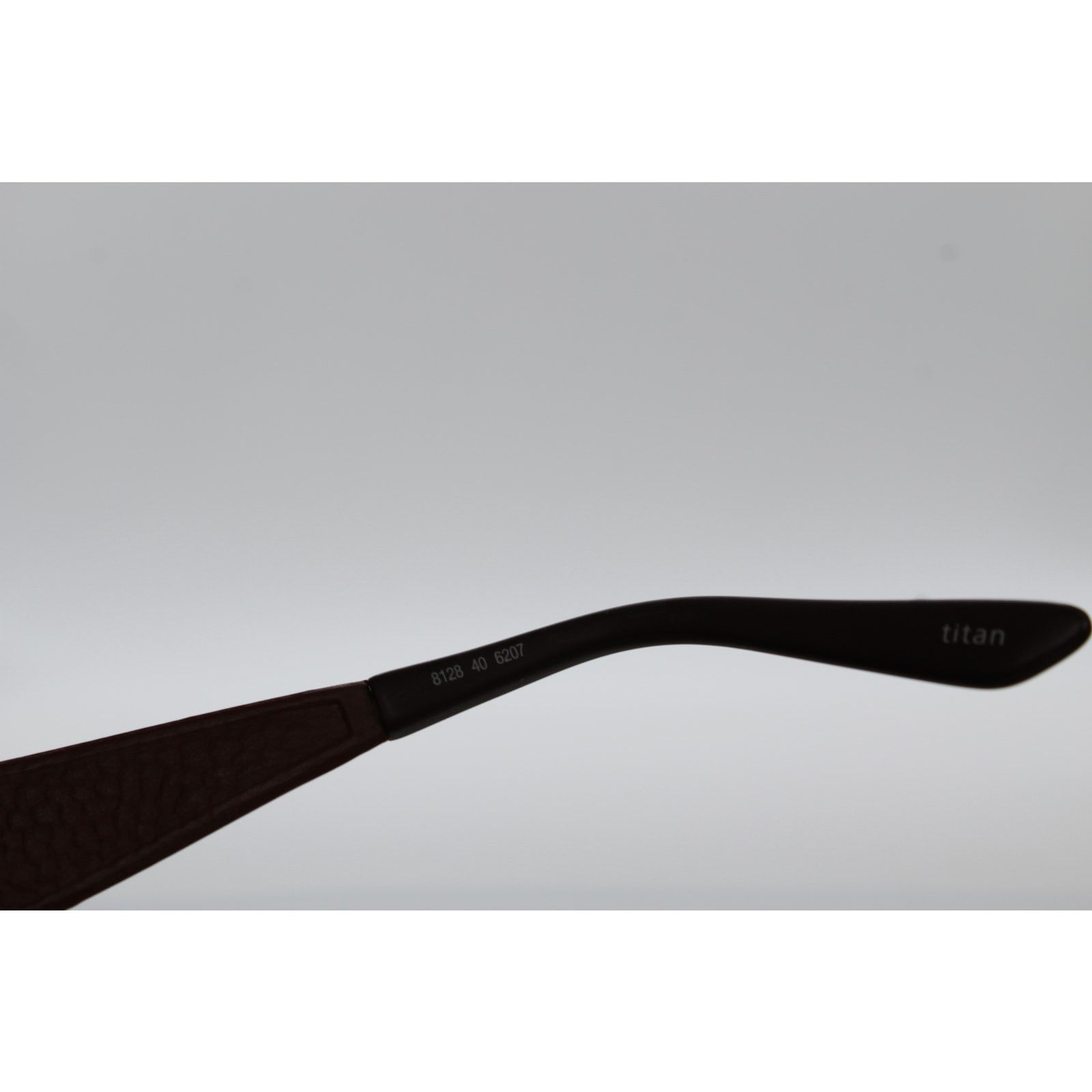 Silhouette Silhouette 8128 Brown Leather Temple Sunglasses Size ONE SIZE - 4 Thumbnail