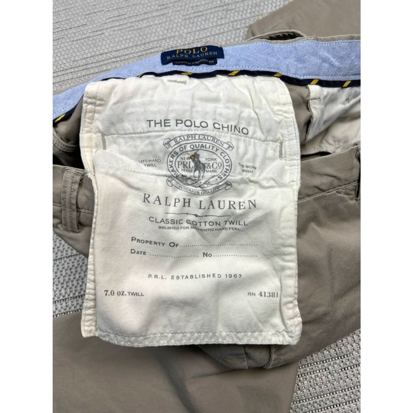 Polo Ralph Lauren Polo Ralph Lauren Chino Pants Men 36x30 Beige Cotton Stretch Straight Fit Formal Shirt? Size US M / EU 48-50 / 2 - 4 Thumbnail