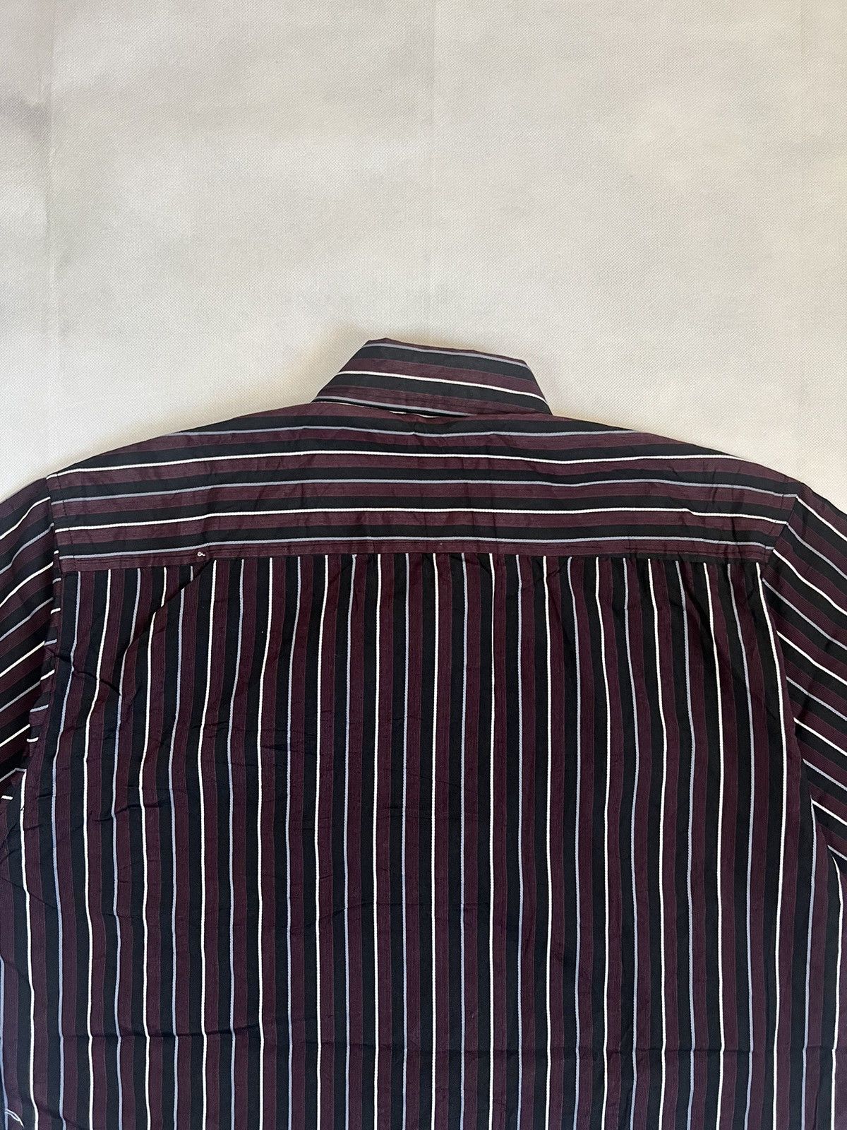 Coogi Vertical Stripe Knit Cotton Coogi Shirt Size US XXL / EU 58 / 5 - 10 Thumbnail