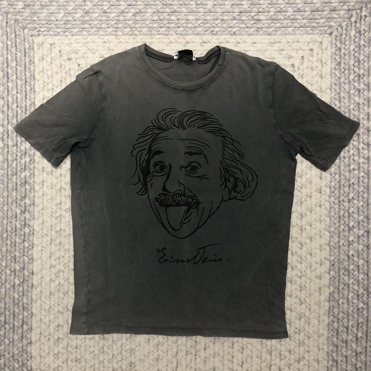 Vintage × Zara Rare Sunfaded Zara X Albert Einstein Tees Size US S / EU 44-46 / 1 - 1 Thumbnail