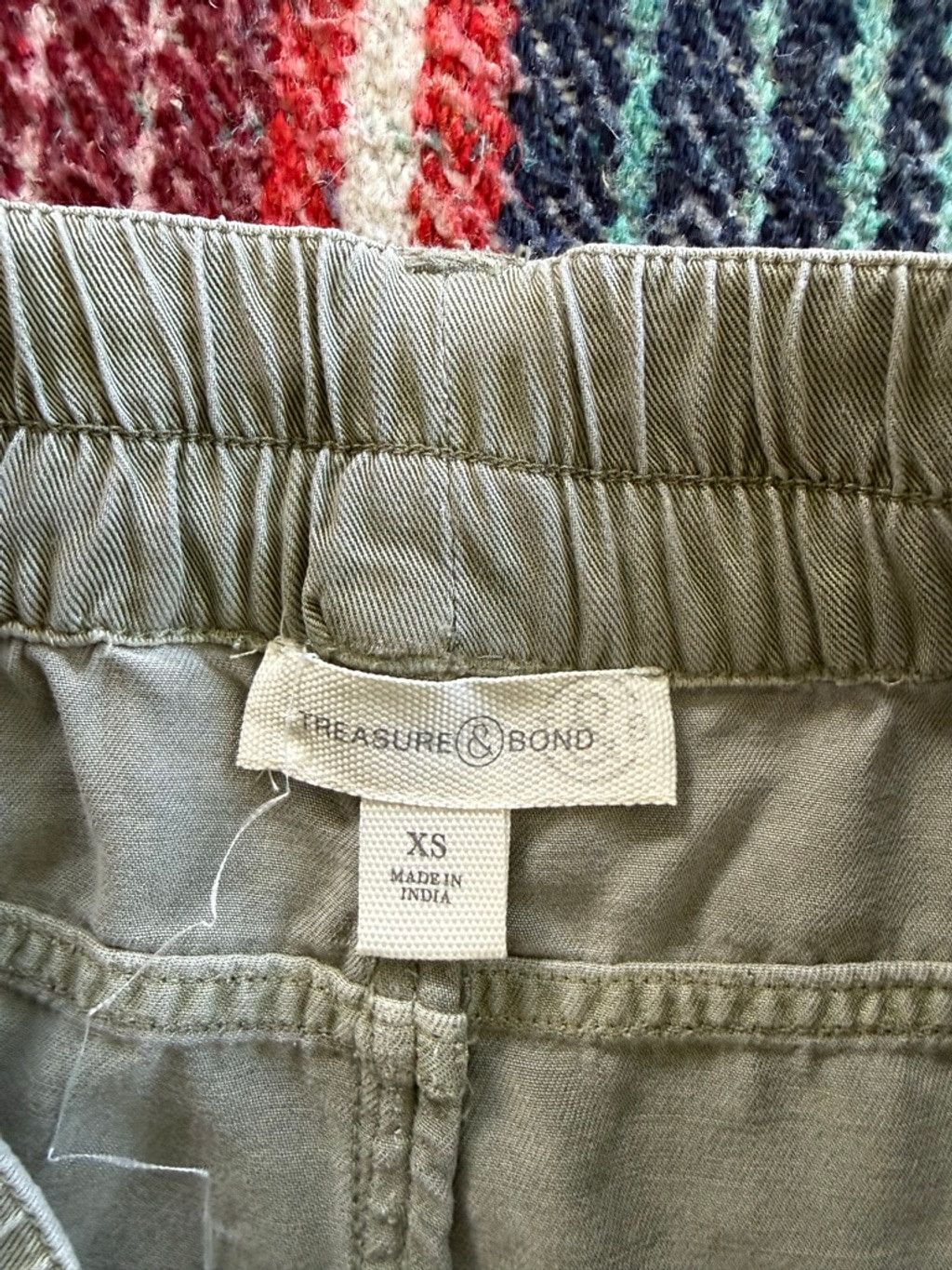Treasure & Bond Women's Treasure & Bond Green Cargo Shorts XS Size 25" / US 0 / IT 36 - 4 Thumbnail