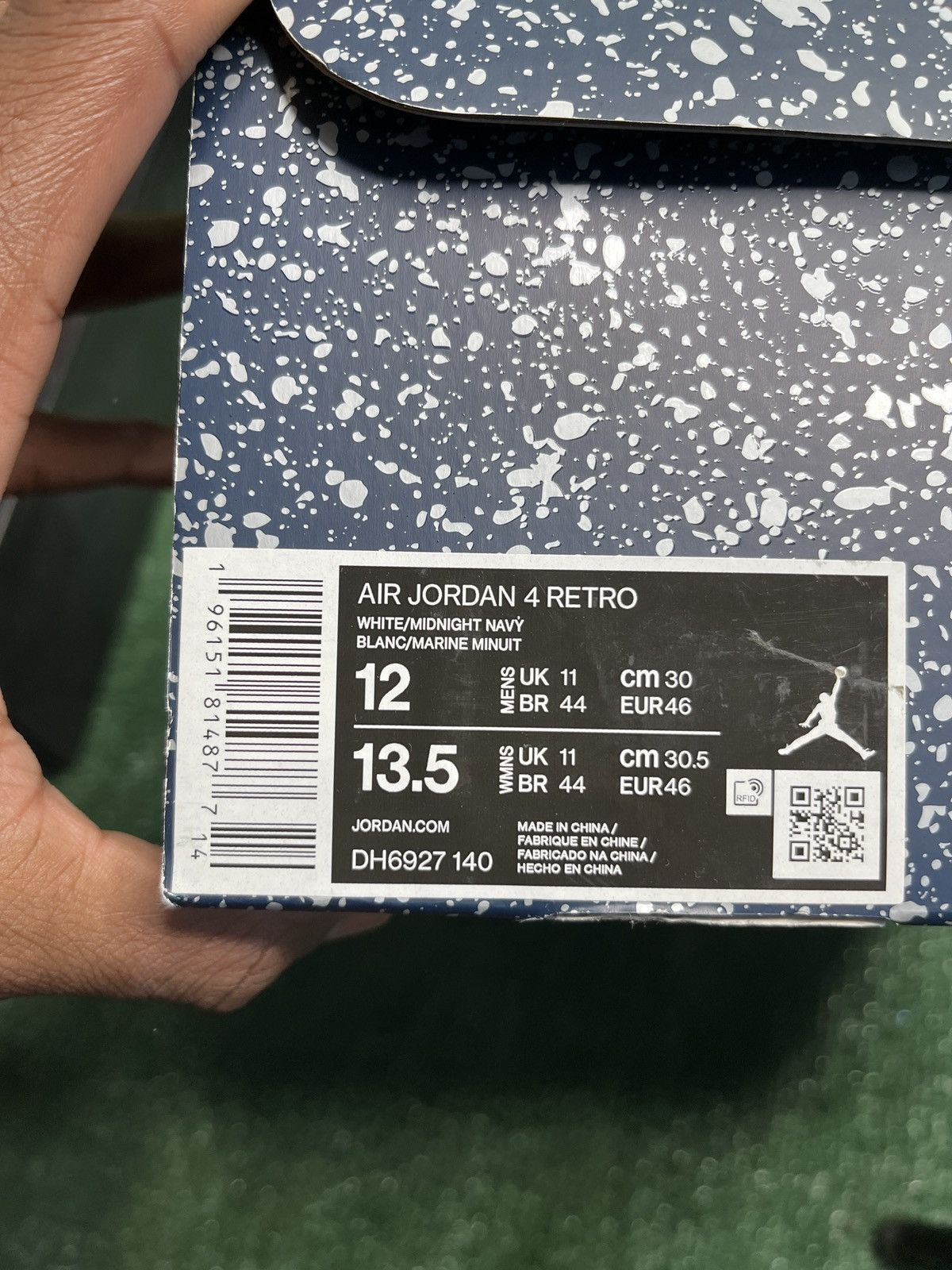 Jordan Brand Air Jordan Midnight Navy 4 Size US 12 / EU 45 - 7 Thumbnail