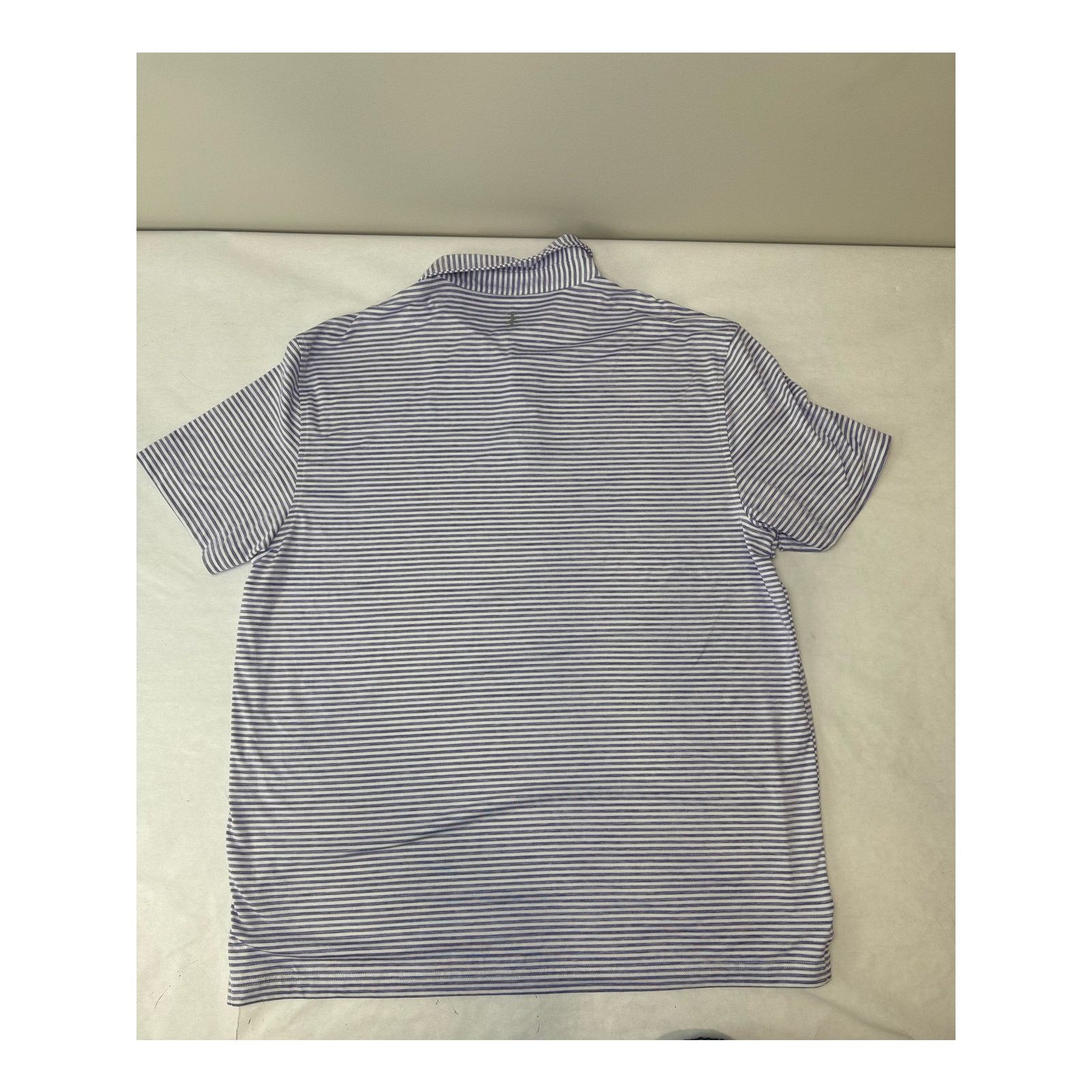 Izod IZOD Golf Lavender Purple White Stripe Polo Shirt Size XL Size US XL / EU 56 / 4 - 6 Thumbnail