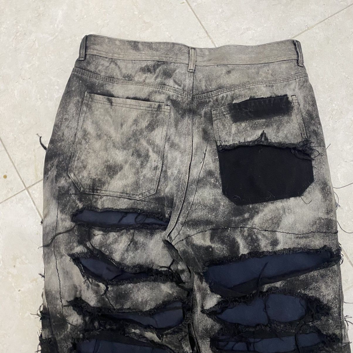 Handmade Iseethemshdws Dirty Dust Flared Demim Size US 36 / EU 52 - 4 Thumbnail