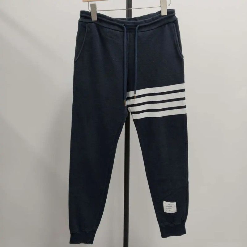 Thom Browne Thom Browne Casual Cotton Pants in Navy 0089 Size US 31 - 1 Thumbnail