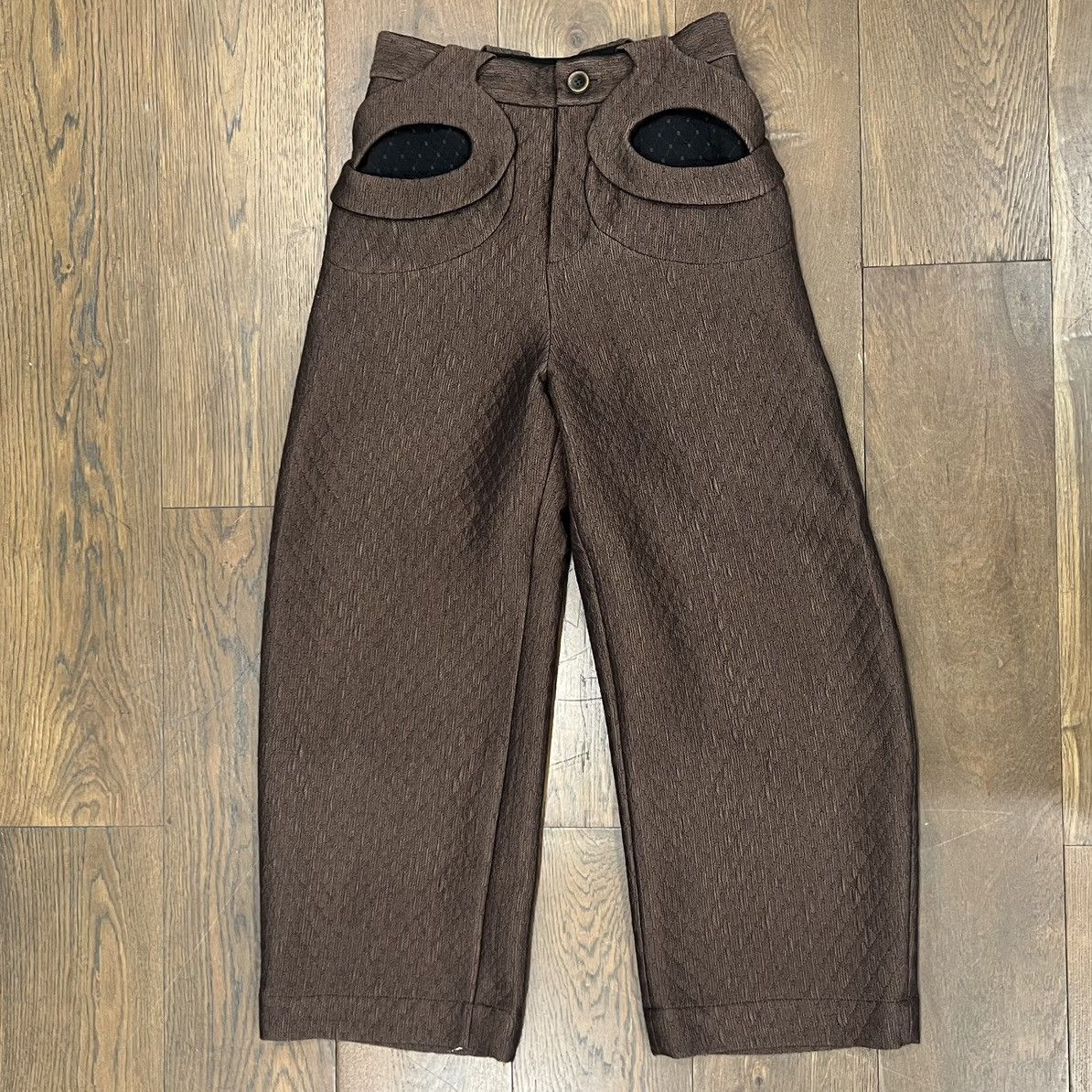pet-tree-kor Pet-Tree-Kor Brown Sarracenia Trousers Size US 29 - 2 Thumbnail