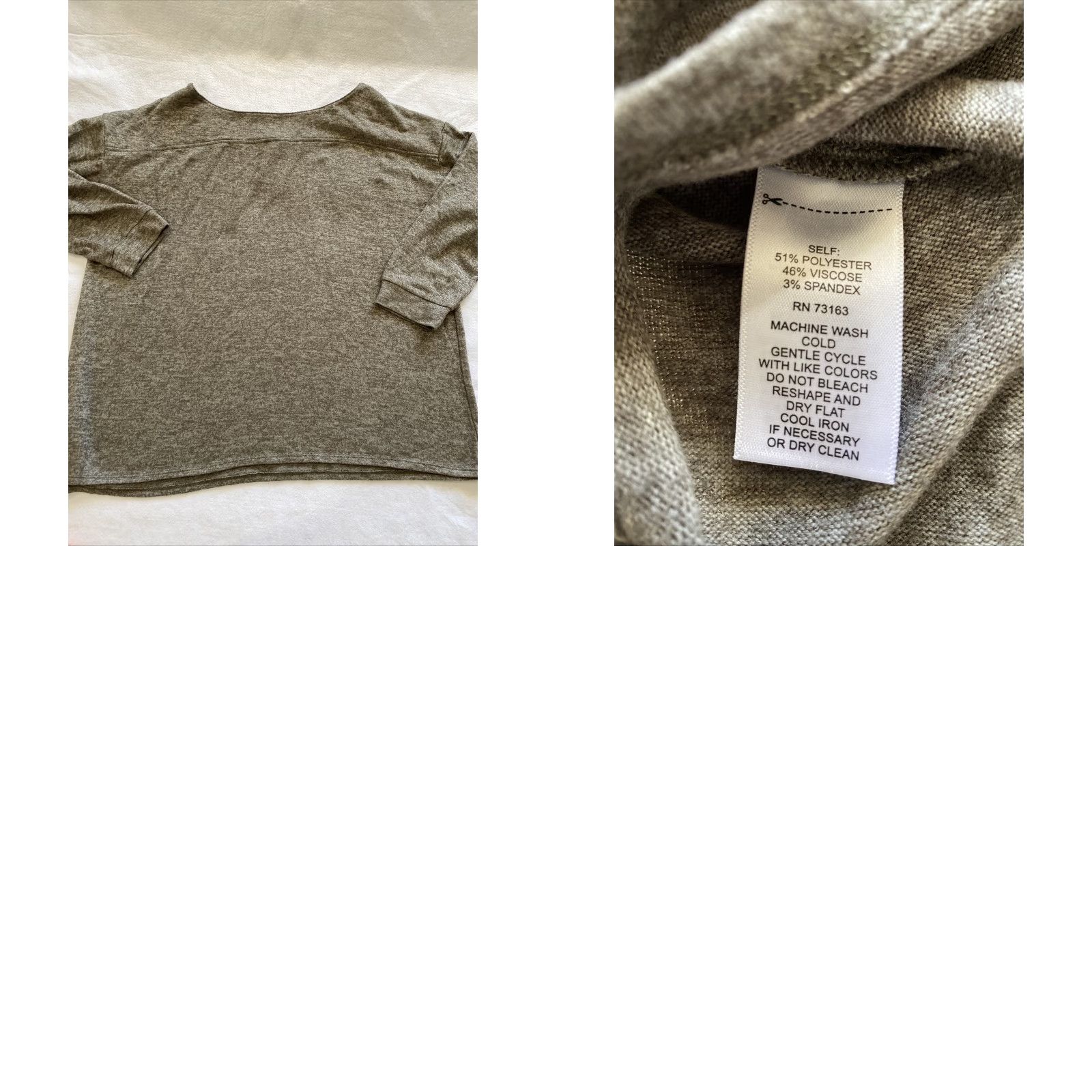 Vintage Cable and Gauge Sweater Women's 3/4 Sleeve Round Neck Plus Size XL Brown Cable Pattern Pullover Size XL / US 12-14 / IT 48-50 - 8 Thumbnail