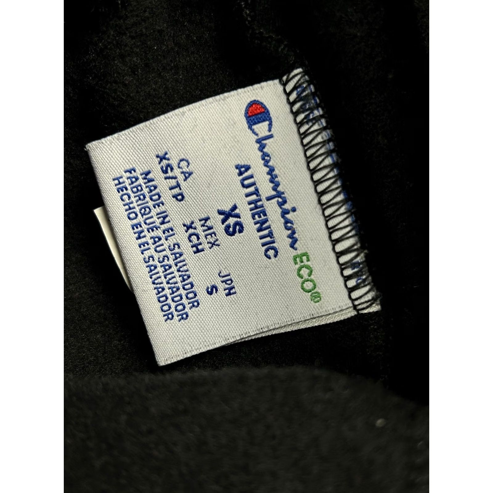 Champion VINTAGE Champion Black Sweatpants Pants XS Men Drawstring Long Size US 27 - 3 Thumbnail