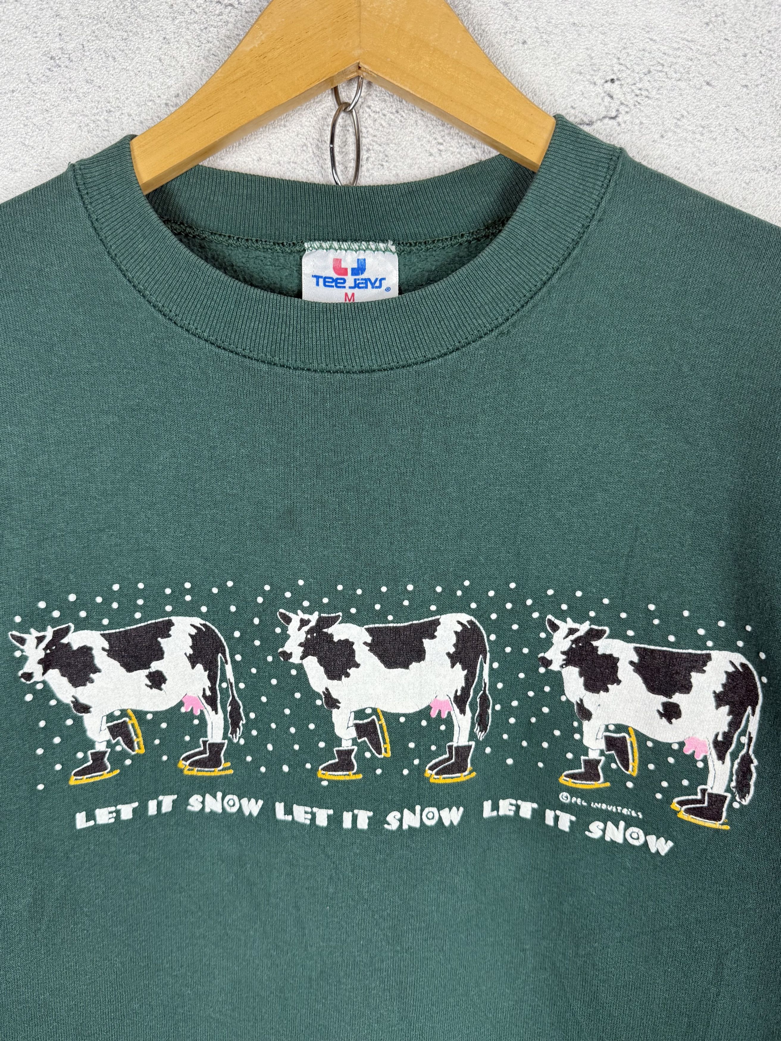 Vintage Vintage Let It Snow Cow Sweatshirt Crewneck Size US S / EU 44-46 / 1 - 2 Thumbnail