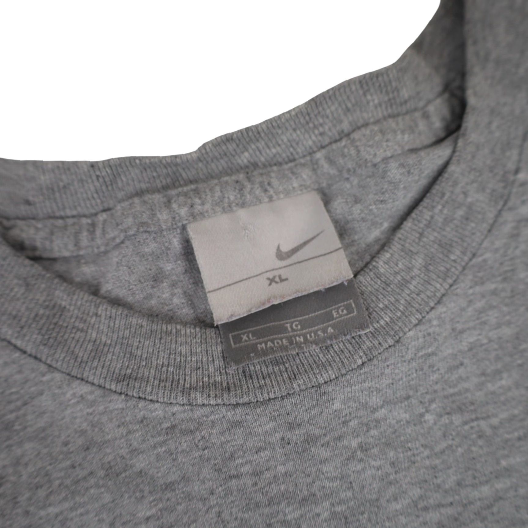 Nike VINTAGE Nike Athletics Graphic Spellout Long Sleeve Shirt Mens XXL Gray Size US XXL / EU 58 / 5 - 7 Thumbnail