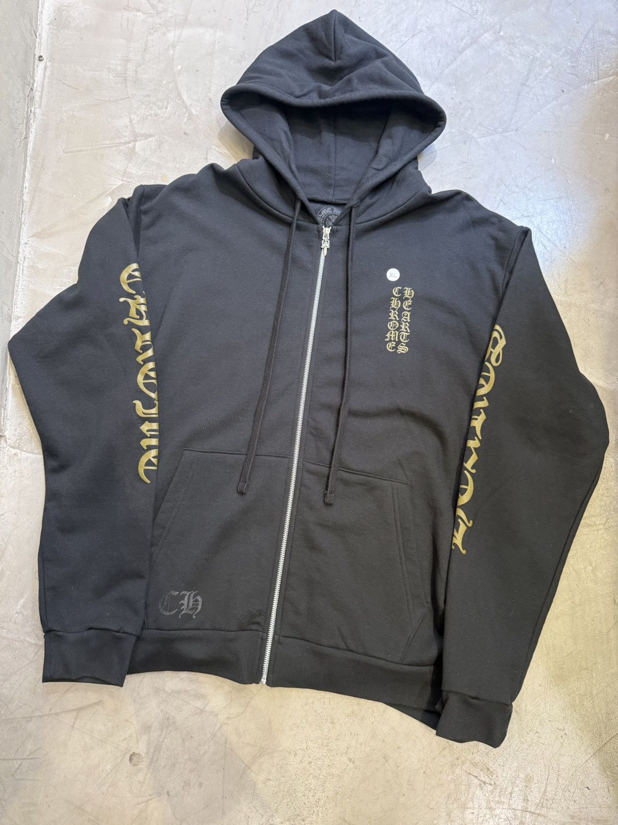 Chrome Hearts Chrome Hearts 'Y Not' Army Green Double Zip Up