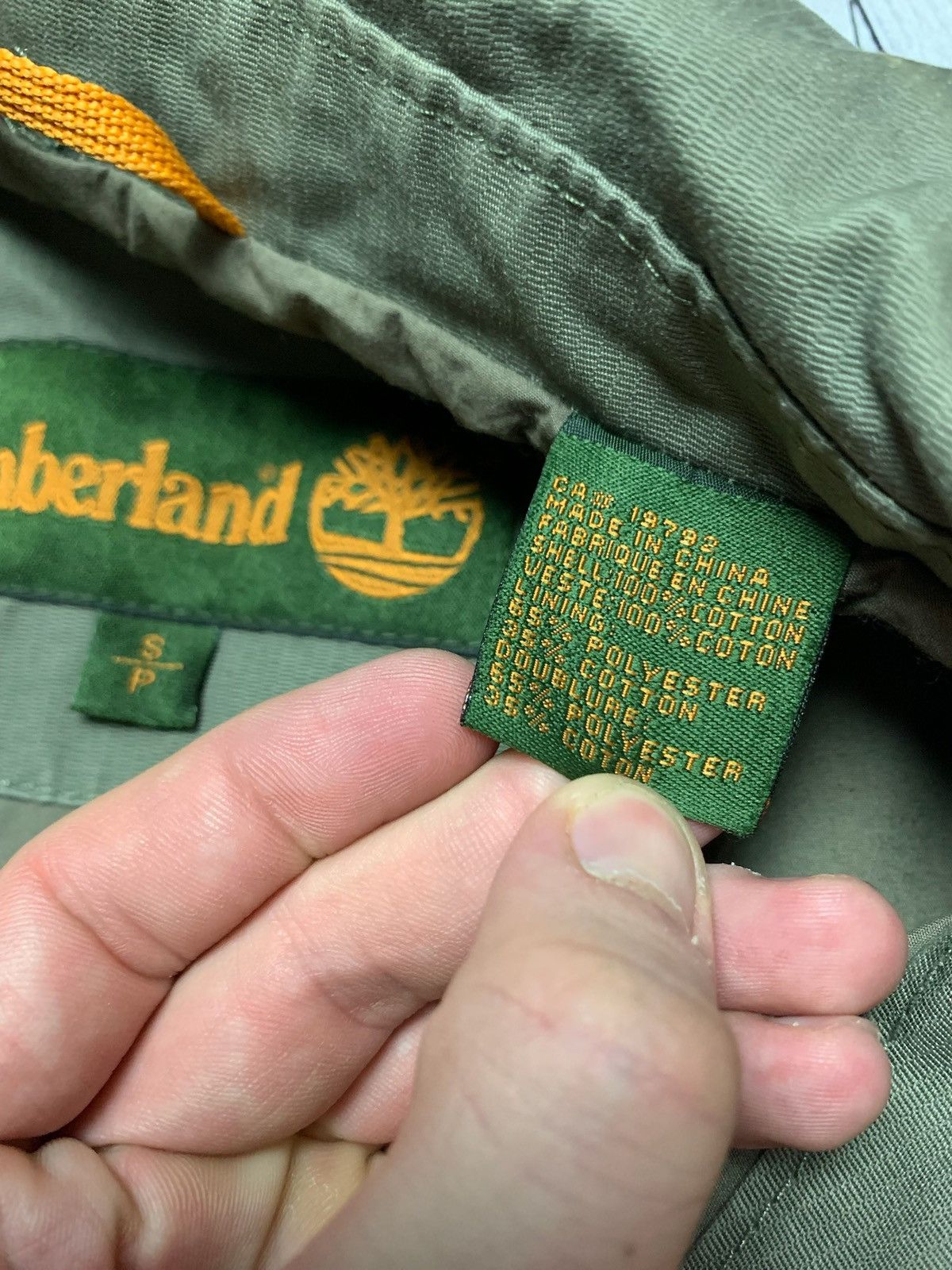 Timberland Timberland vintage khaki jacket Size S-M Size US S / EU 44-46 / 1 - 5 Thumbnail