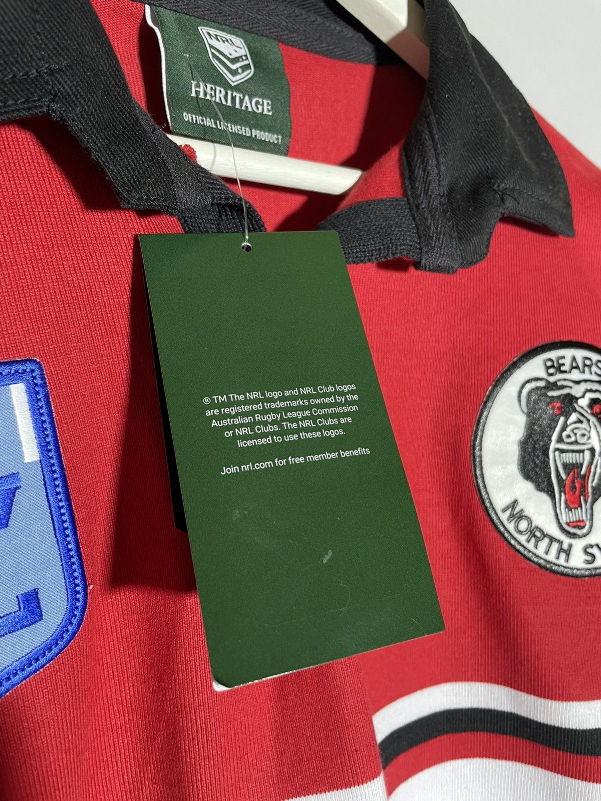 Vintage NWT North Sydney Bears 1994 Vintage Rugby Jersey Size US S / EU 44-46 / 1 - 8 Thumbnail