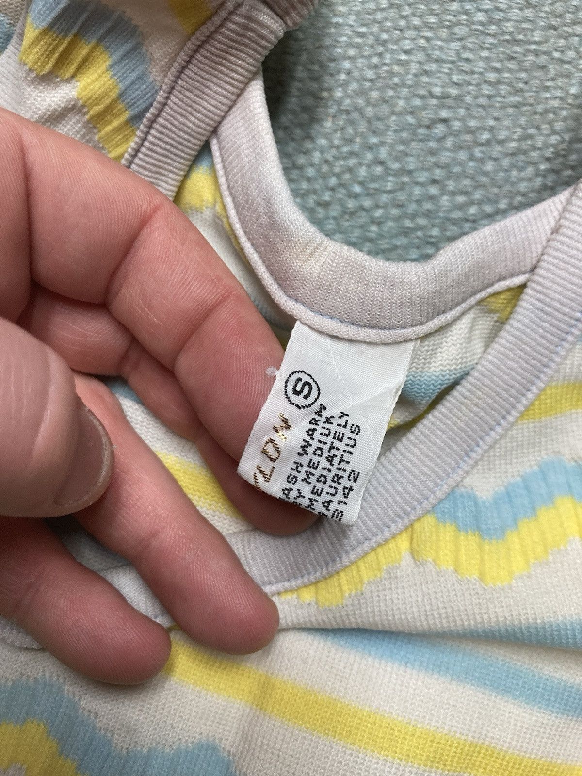 Vintage 60s 70s tank top shirt soft nylon striped beach adult small Size US S / EU 44-46 / 1 - 6 Thumbnail