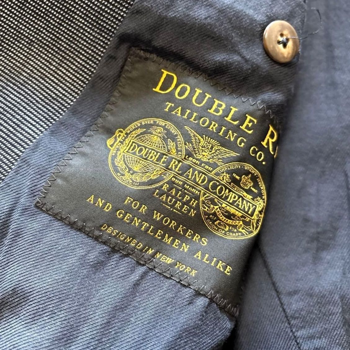 Ralph Lauren RRL Ralph Lauren Men's Jacket Indigo Double-Breasted Tailored 36R VINTAGE? Size US XXS / EU 40 - 6 Thumbnail