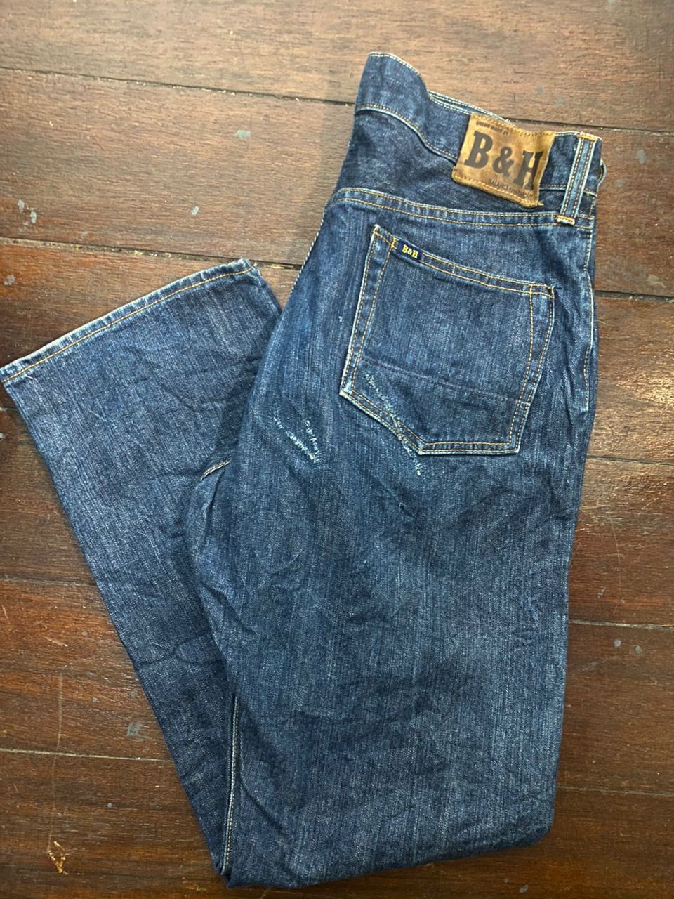Other Vintage B&H balance &harmony selvedge denim jeans Size US 34 / EU 50 - 1 Thumbnail