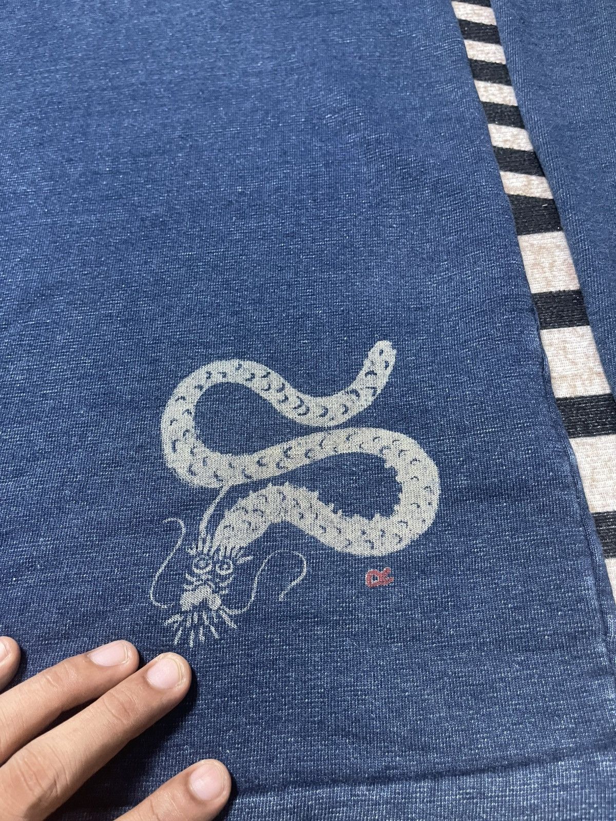 45rpm 90s 45RPM SWEATSHIRT LONG SLEEVE INDIGO DYE V-NECK Size US S / EU 44-46 / 1 - 5 Thumbnail