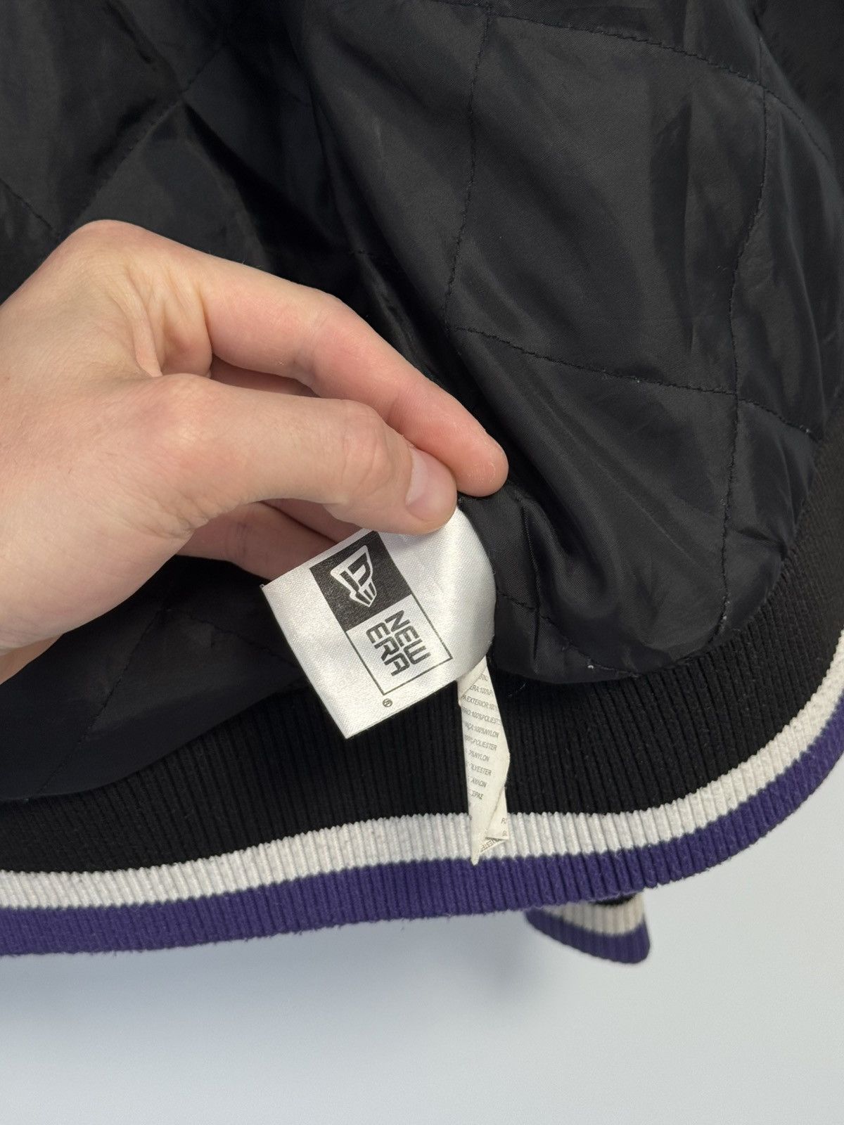 NBA NBA Los Angeles Lakers Bomber Jacket Black Purple Varsity Size US L / EU 52-54 / 3 - 15 Thumbnail