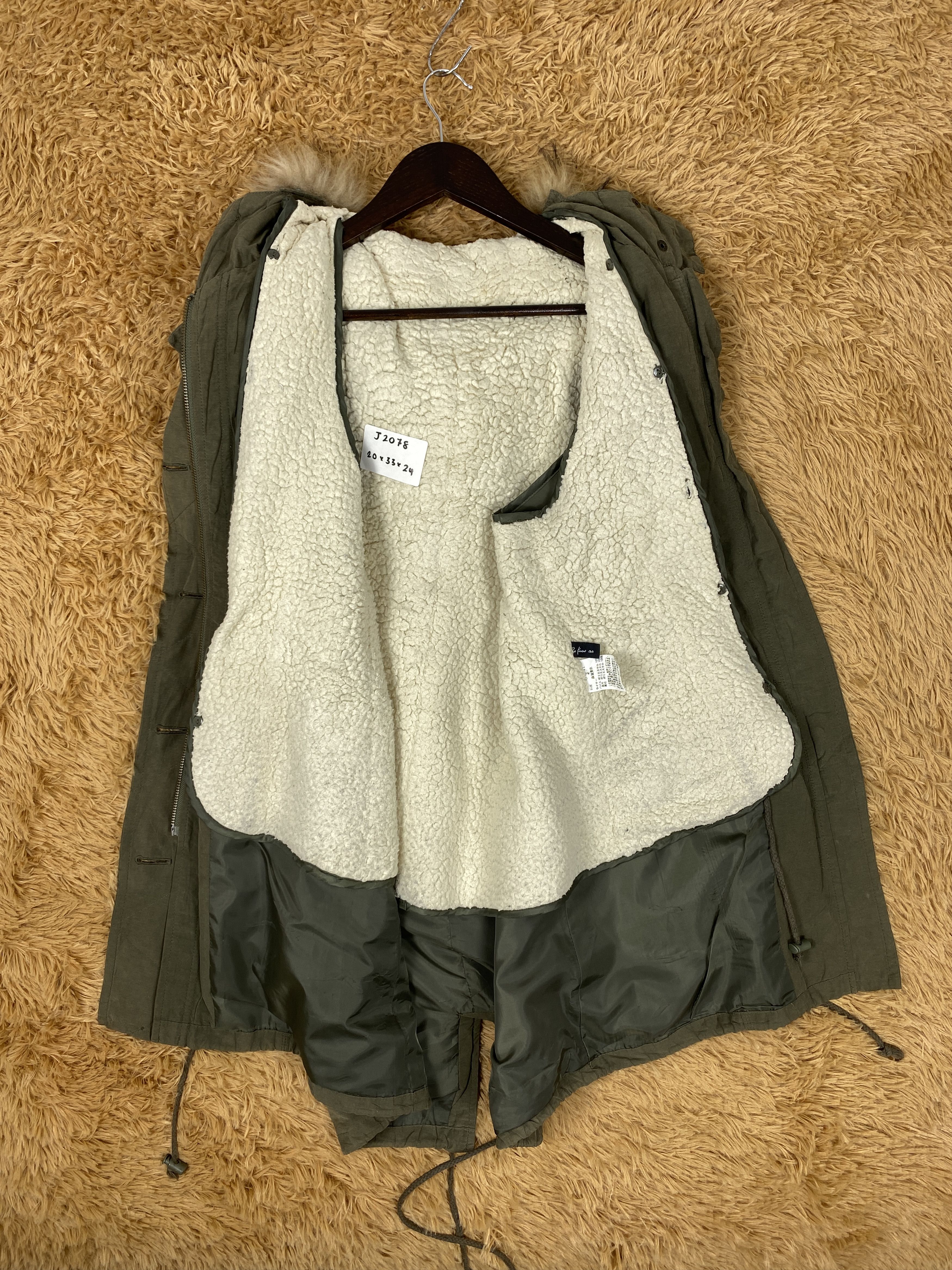 Japanese Brand Vintage Japanese Brand Sherpa Lining Parkas Jacket J2078 Size US S / EU 44-46 / 1 - 6 Thumbnail