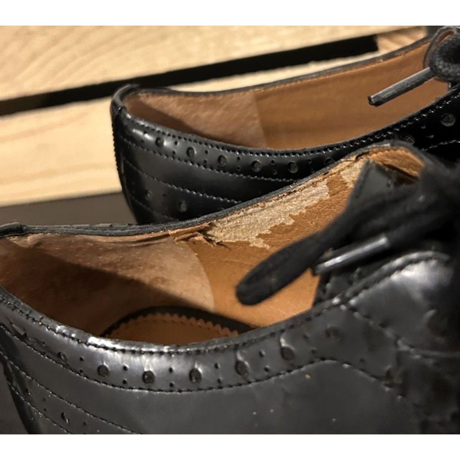 Franco Sarto VINTAGE Women’s SARTO by Franco Sarto Black Leather LaceUp Darby Dress Shoes Size 8 Size M / US 6-8 / IT 42-44 - 7 Thumbnail