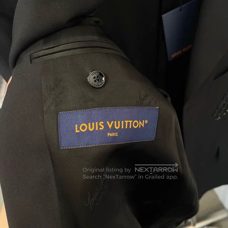 Louis Vuitton Louis Vuitton FW25 rhinestone logo embroidered beaded blaz Size US L / EU 52-54 / 3 - 4 Thumbnail