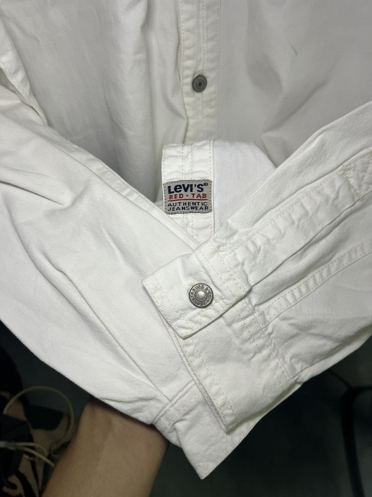 Levi's Vintage Clothing VTG Levi’s long sleeve white denim shirts Size US M / EU 48-50 / 2 - 6 Thumbnail