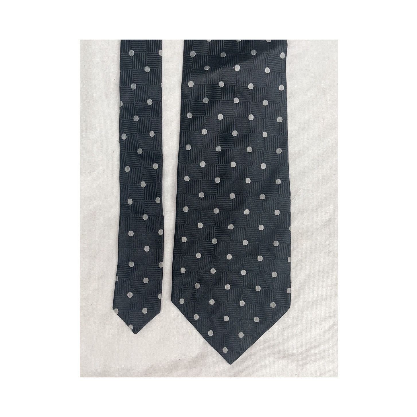 Geoffrey Beene GEOFFREY BEENE - Silk Tie - Black - Made in U.S.A Size ONE SIZE - 7 Thumbnail