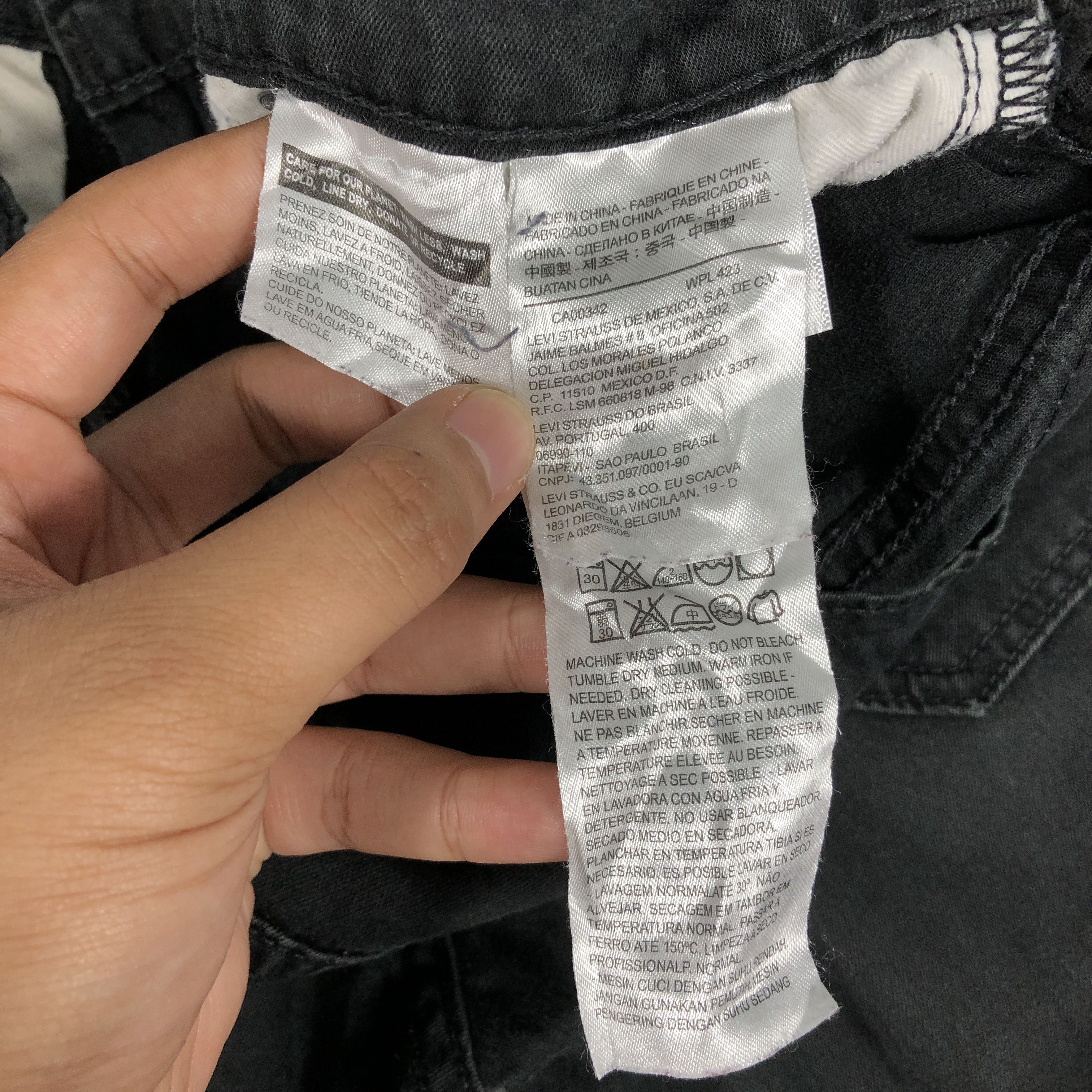 Levi's × Vintage Womens Vintage Levis 511 Jeans Black L1117W Size 30" / US 8 / IT 44 - 11 Thumbnail