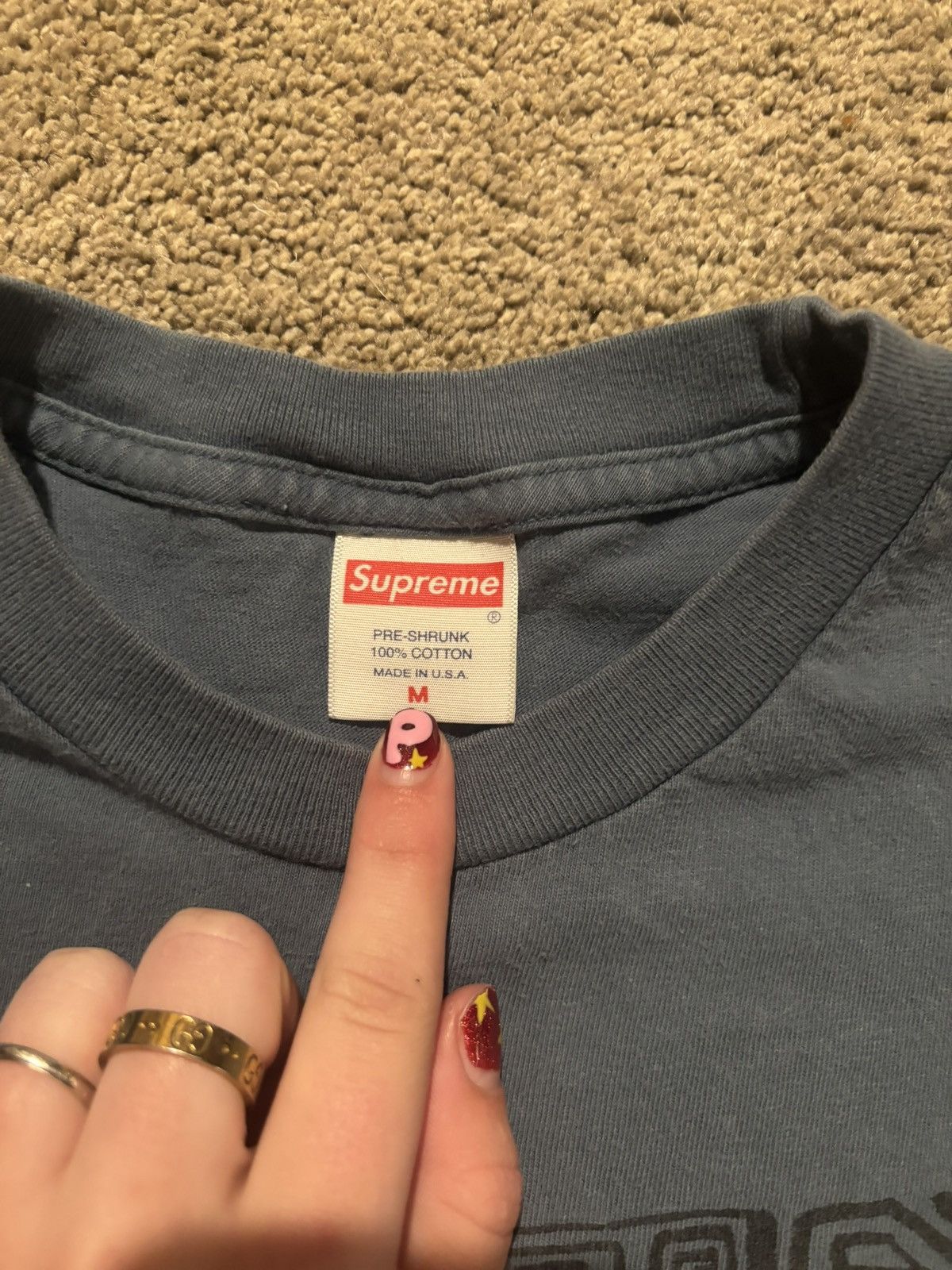 Supreme Supreme Tee Size US M / EU 48-50 / 2 - 3 Thumbnail