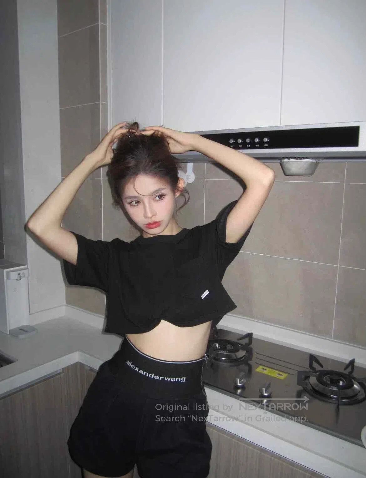 Alexander Wang Alexander Wang Woven Logo Cropped T. Size XS / US 0-2 / IT 36-38 - 7 Thumbnail