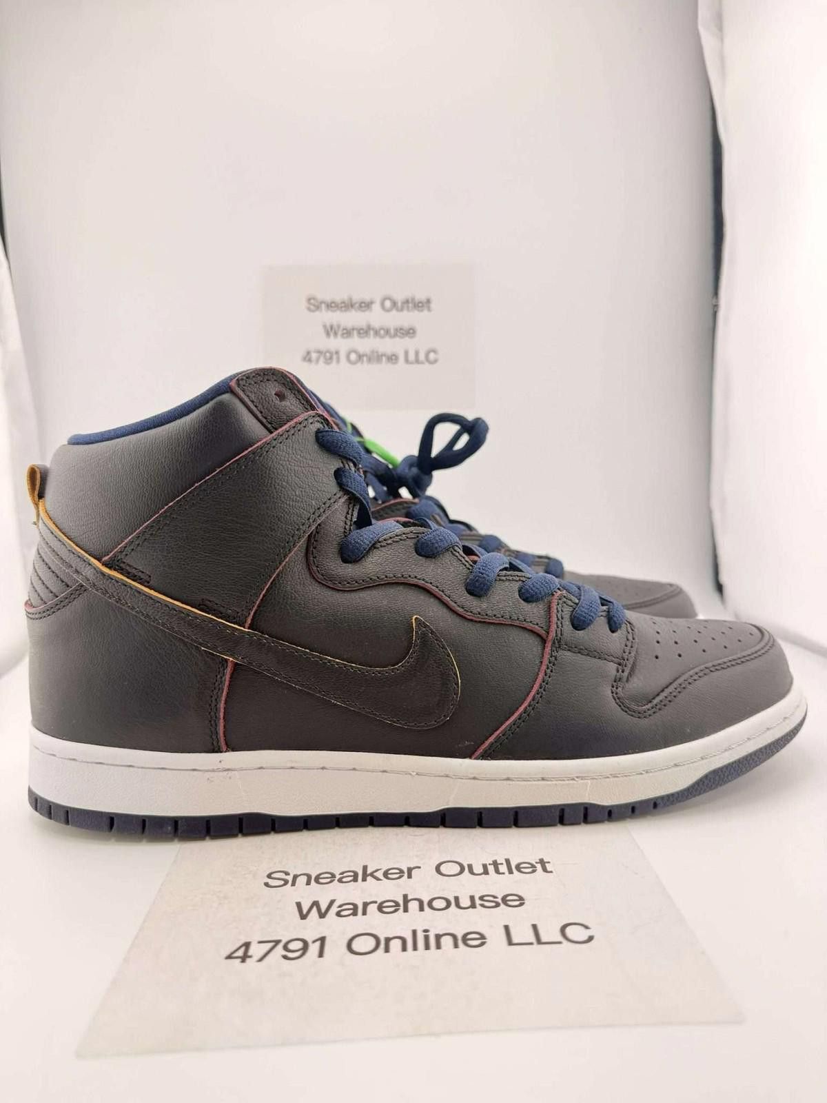 Nike Nike SB Dunk High Pro NBA Black College Navy US 11 New Size US 11 / EU 44 - 3 Thumbnail
