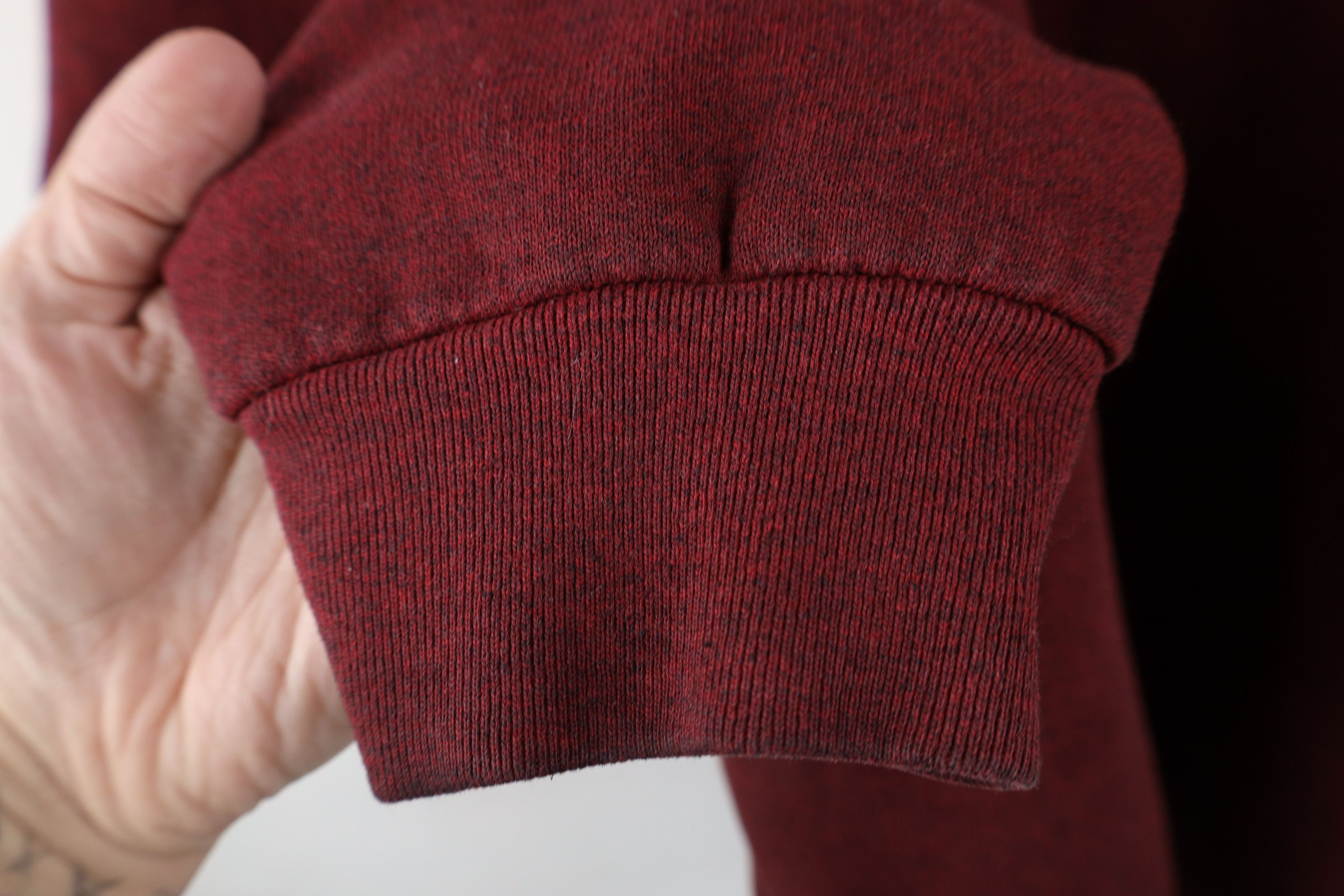 Vintage Vintage 90s Wilson Blank Crewneck Sweatshirt Heather Red Size US XXL / EU 58 / 5 - 7 Thumbnail