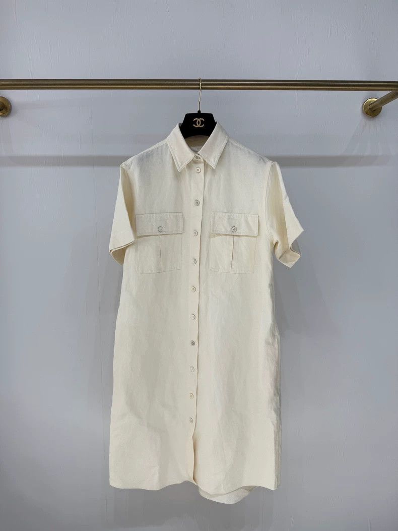 Jil Sander Jil Sander Short Sleeve Shirt Dress -dmc Size US 34 / EU 50 - 1 Thumbnail