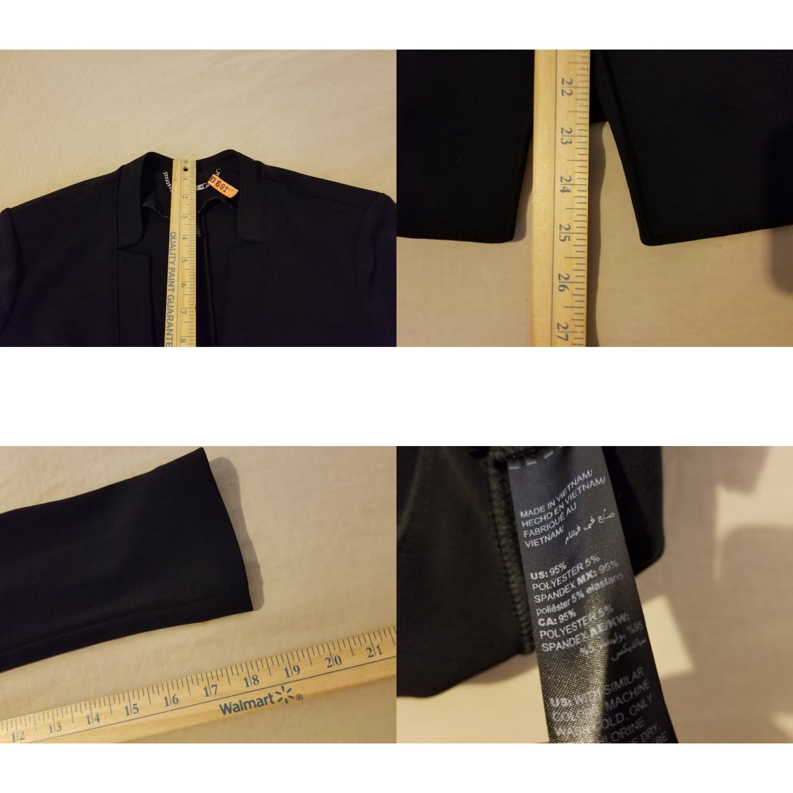 White House Black Market Womens White House Black Market Blazer Jacket 10 Black Shirt? Size L / US 10 / IT 46 - 8 Thumbnail