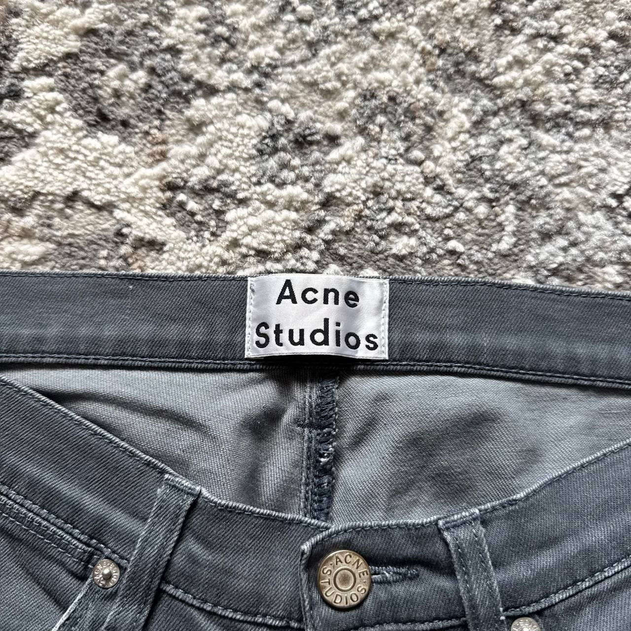 Acne Studios Acne Studios max darko graphite skinny jeans denim pants Size US 32 / EU 48 - 6 Thumbnail