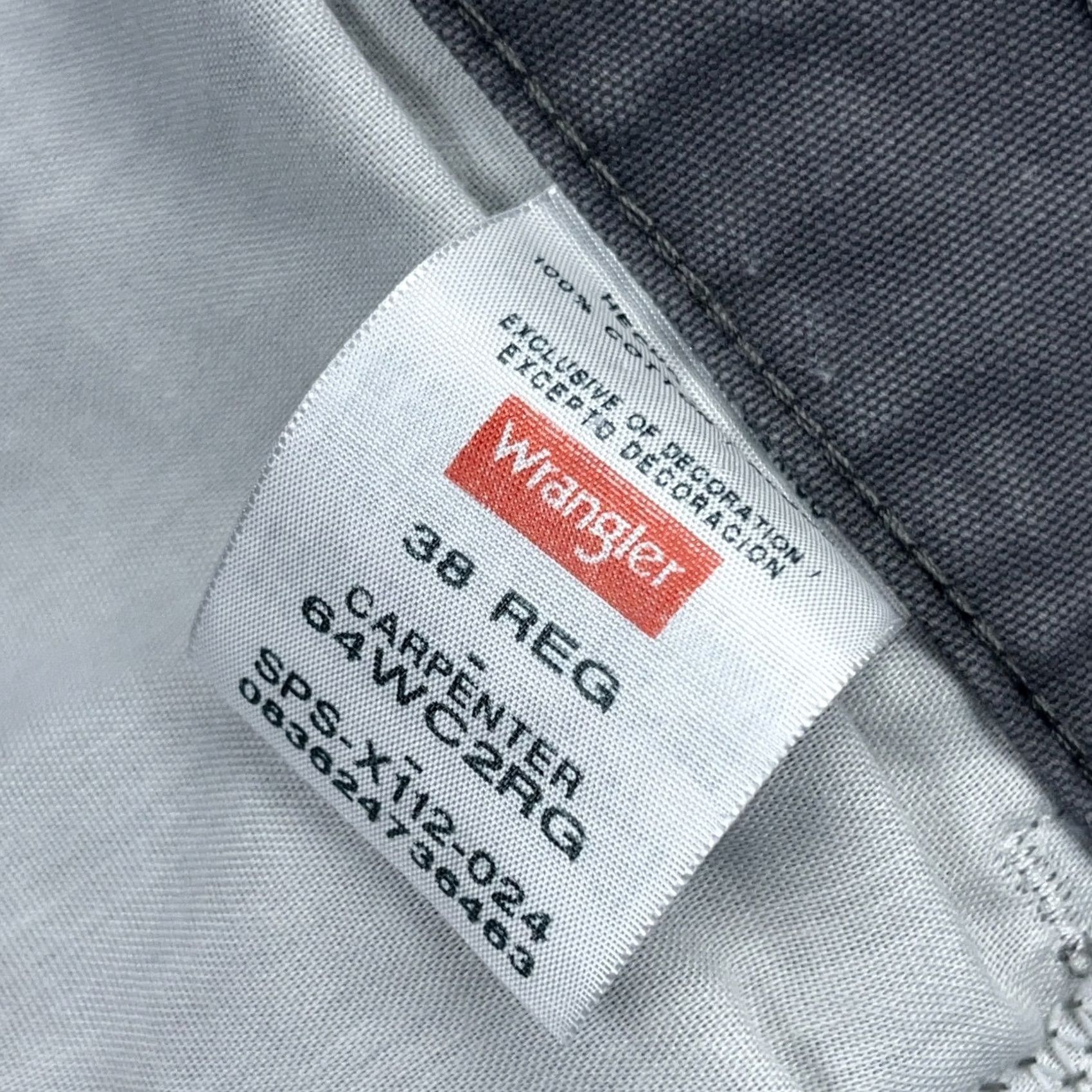 Wrangler VINTAGE Wrangler Shorts Men 38 Carpenter Baggy Gray Canvas Work Wear Skate Bermuda Casual 90s Hip Hop Grunge Rockabilly Classic Mens Size US 38 / EU 54 - 7 Thumbnail