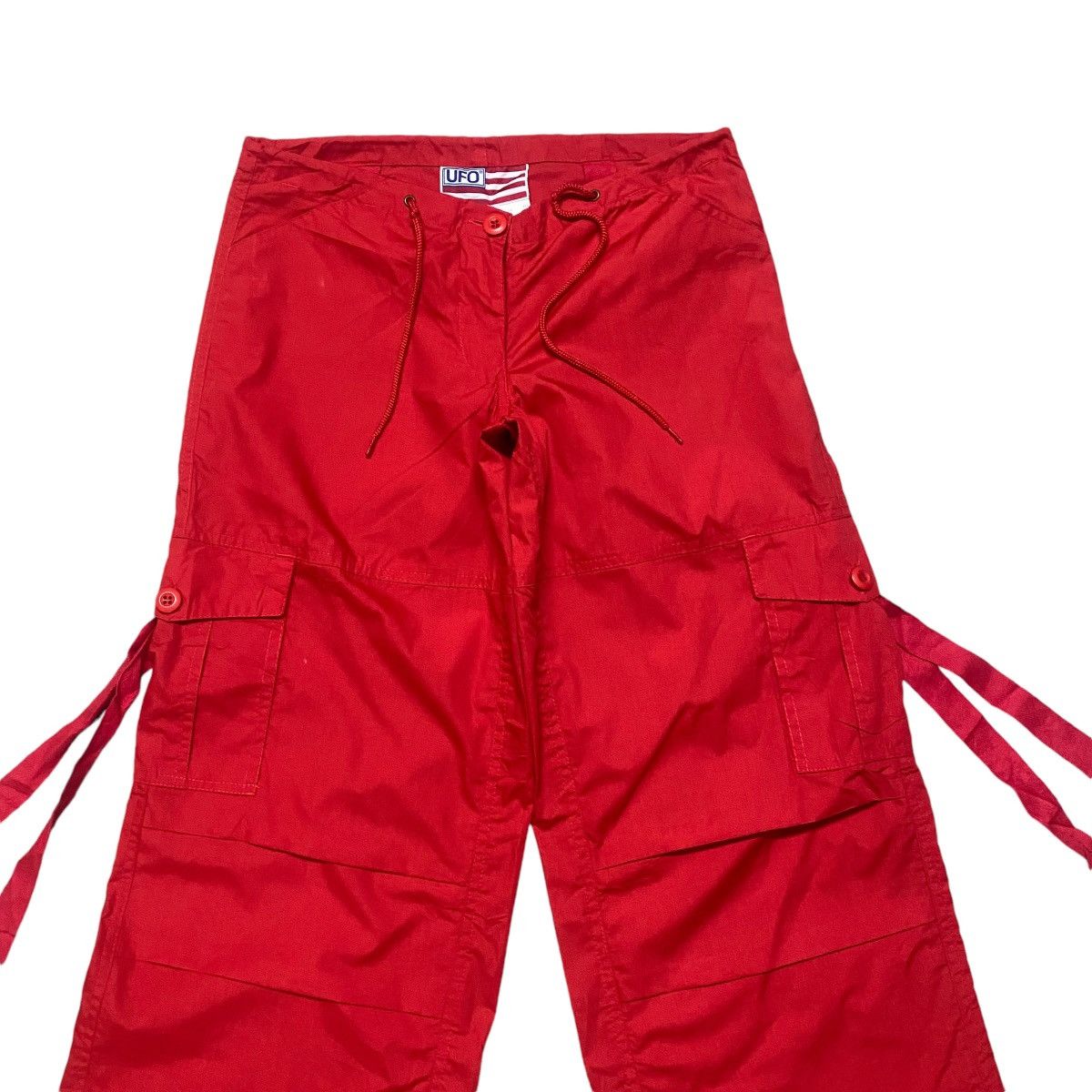 Japanese Brand Vintage UFO Nylon Cargo Pants Size 29" - 3 Thumbnail