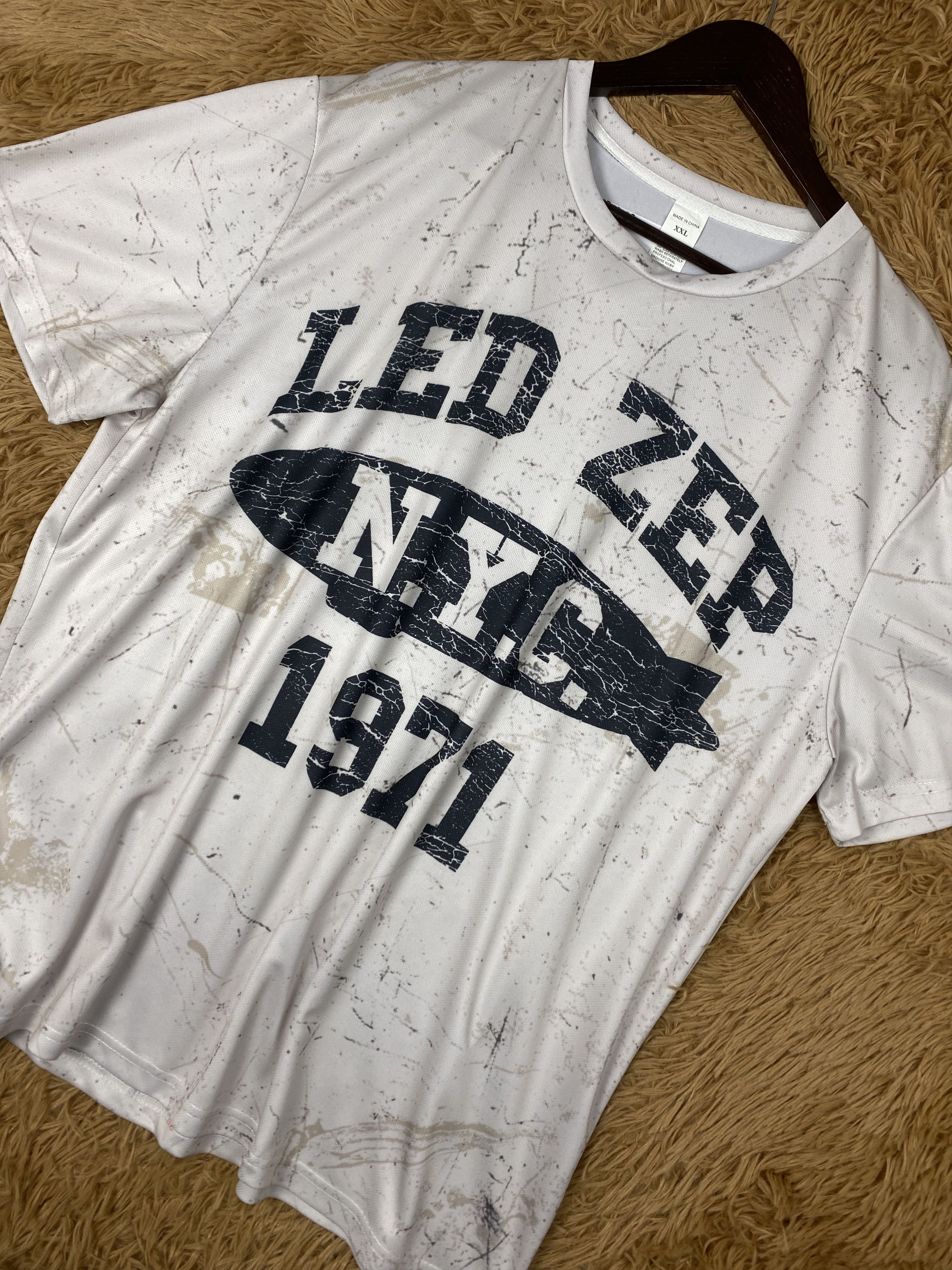 Led Zeppelin Vintage Led Zep Short Sleeve T-Shirts PT0070 Size US XXL / EU 58 / 5 - 2 Thumbnail