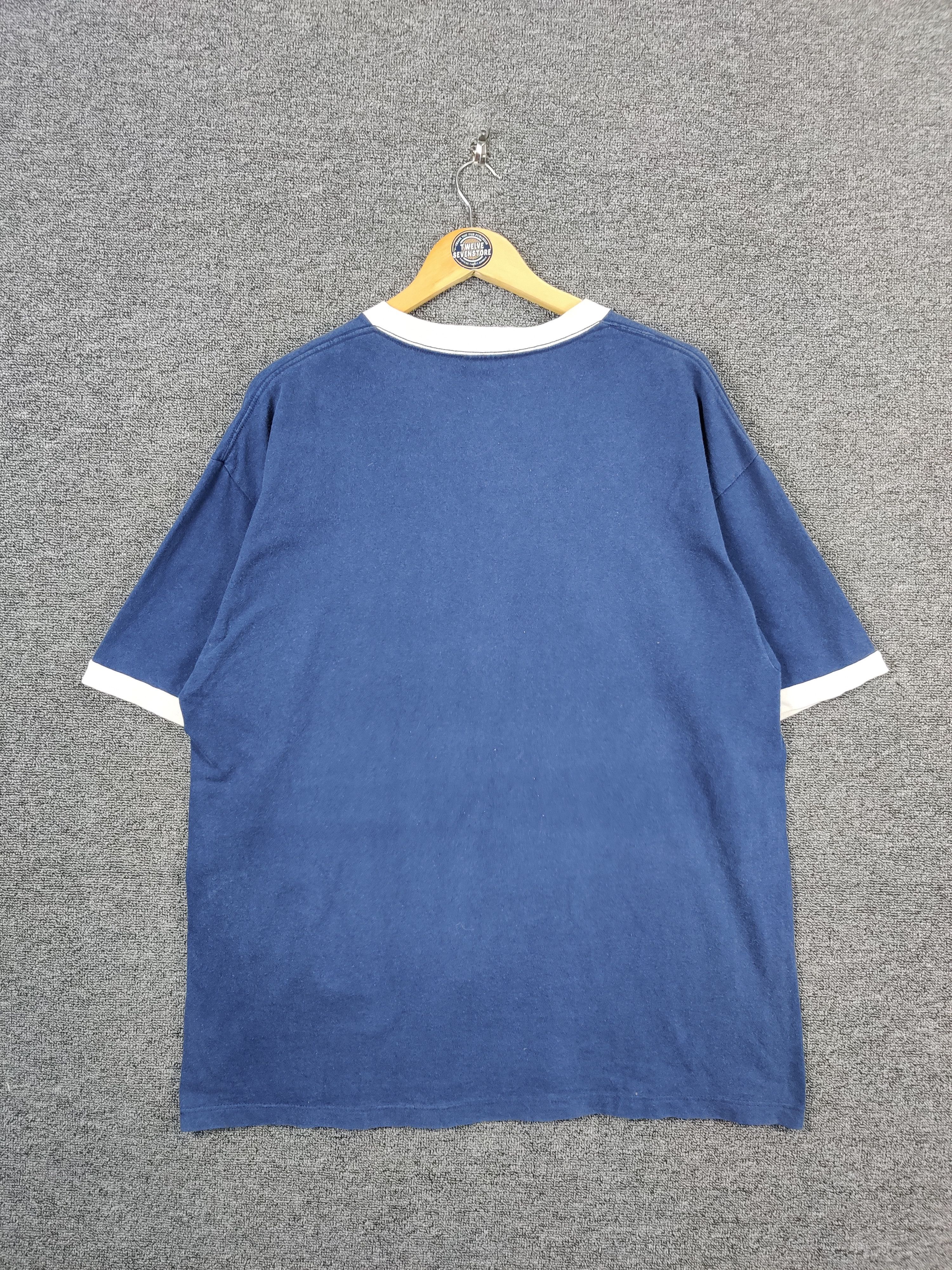 Nike Vintage 90's Nike Tennis Court V Neck Tee Tshirt Size US L / EU 52-54 / 3 - 5 Thumbnail