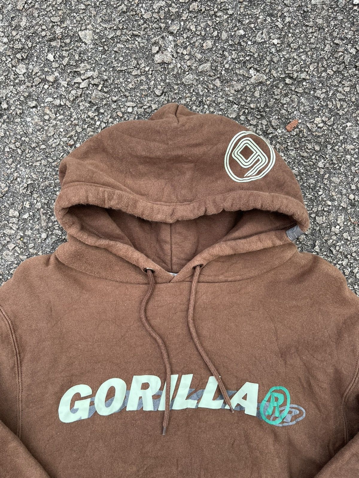 Santa Cruz Skateboards Vintage 90s Gorilla Goritec Heavyweight Hoodie Skater Size US L / EU 52-54 / 3 - 3 Thumbnail